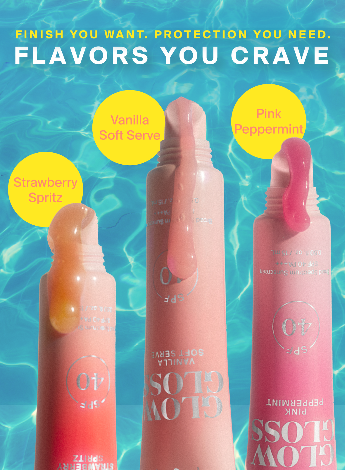  NEW! Glow Gloss SPF 40 Lip Balm Trio、mySite、ghnorth