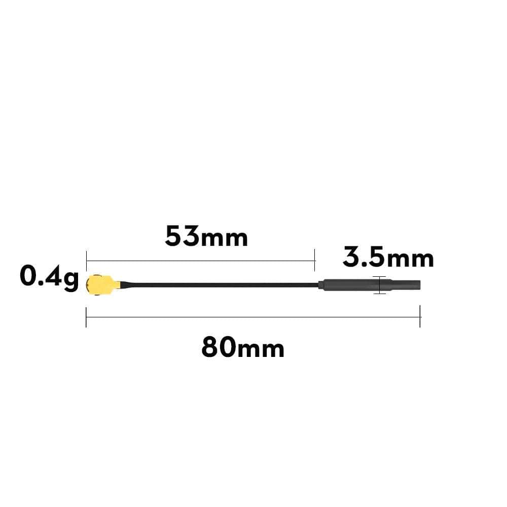  Flywoo 5.8G 3dBi Light Brass Antenna U.FL Dipole FPV Antenna 5 Pack - Linear - Choose Length、mySite、merchandisen