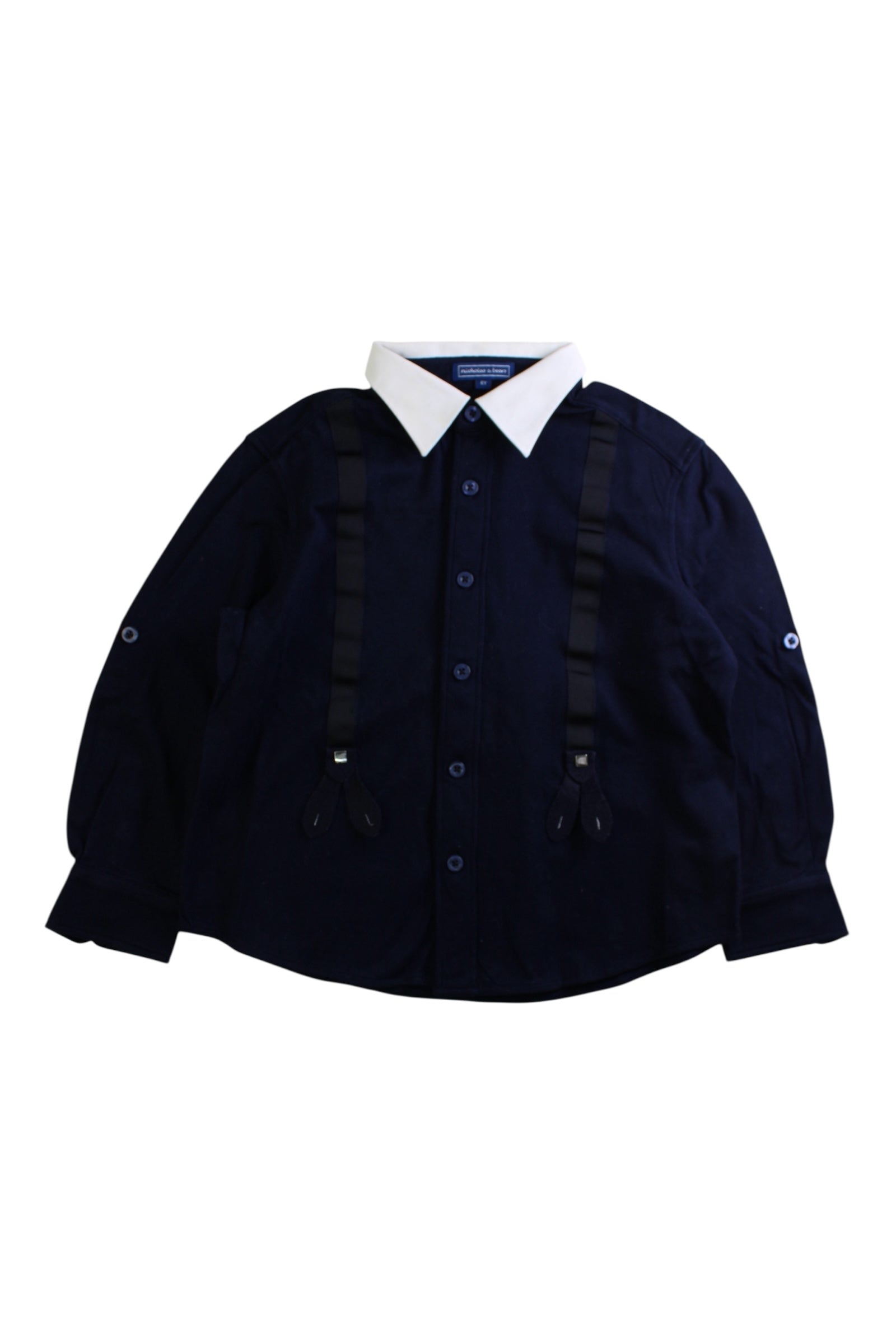Nicholas & Bears Long Sleeve Button-Down Shirt - Size 6T、mySite、g9winljtr