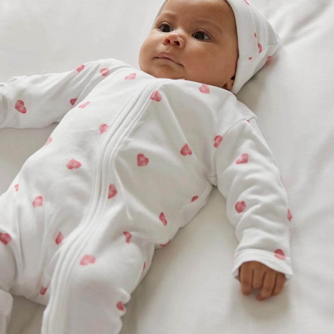  Rosa & Blue Sleepsuit - Heart、mySite、merchandisen