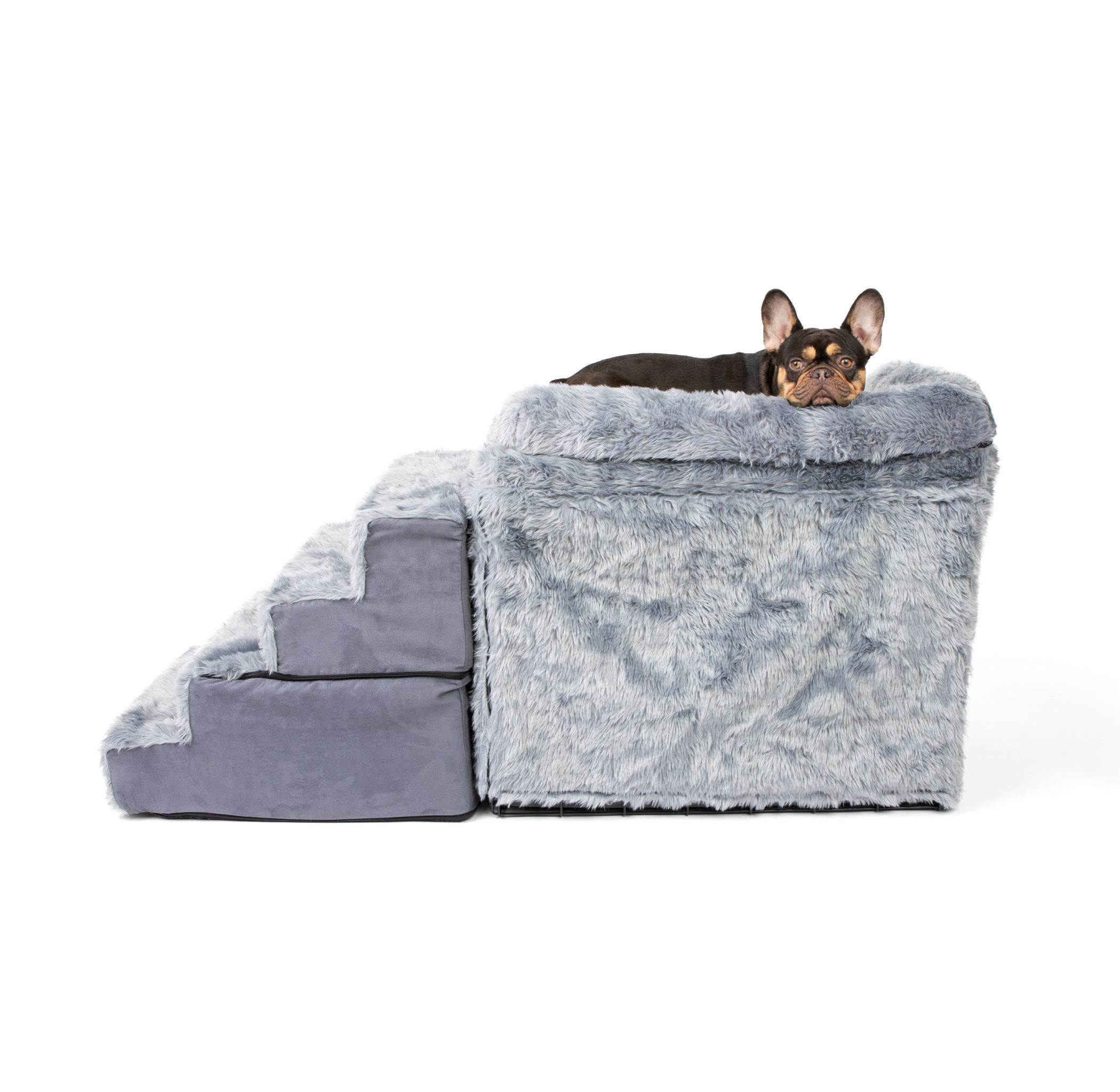 Dog Bedside Sleeper Crate Kit & Stairs、mySite、solidvoid