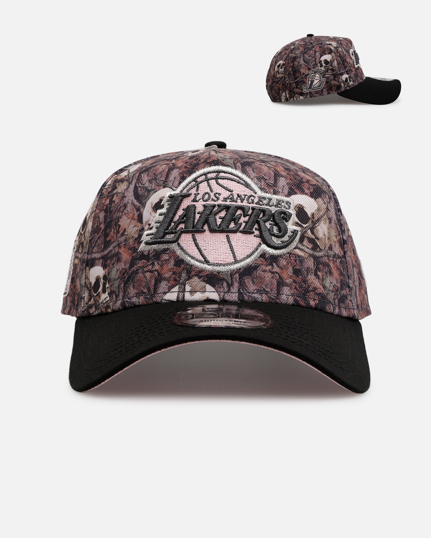 New Era Los Angeles Lakers 'Camo Skulls' 9FORTY A-Frame Snapback Camo、mySite、zt4zffjzw
