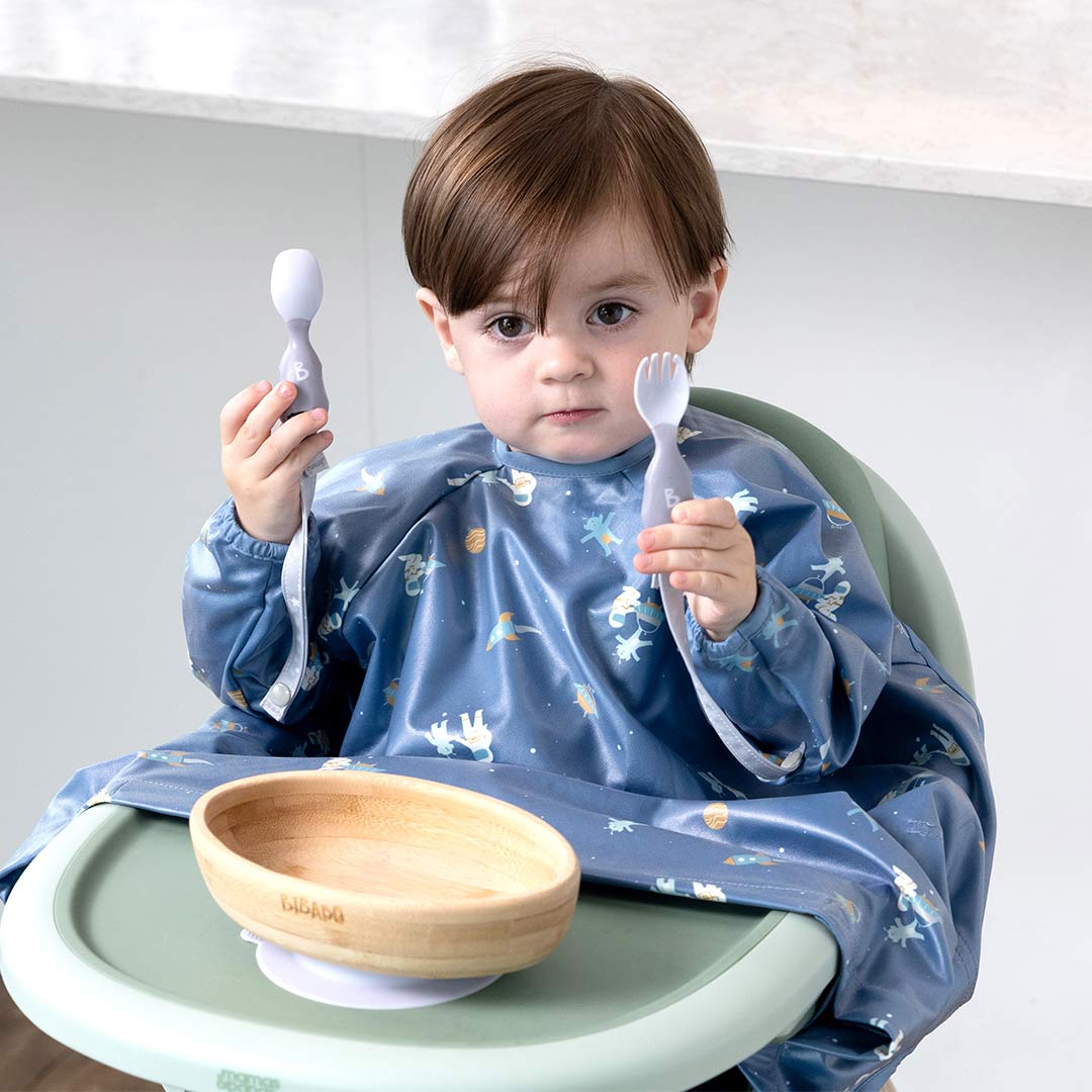  Bibado Handi No Drop Baby Cutlery - Mist、mySite、merchandisen