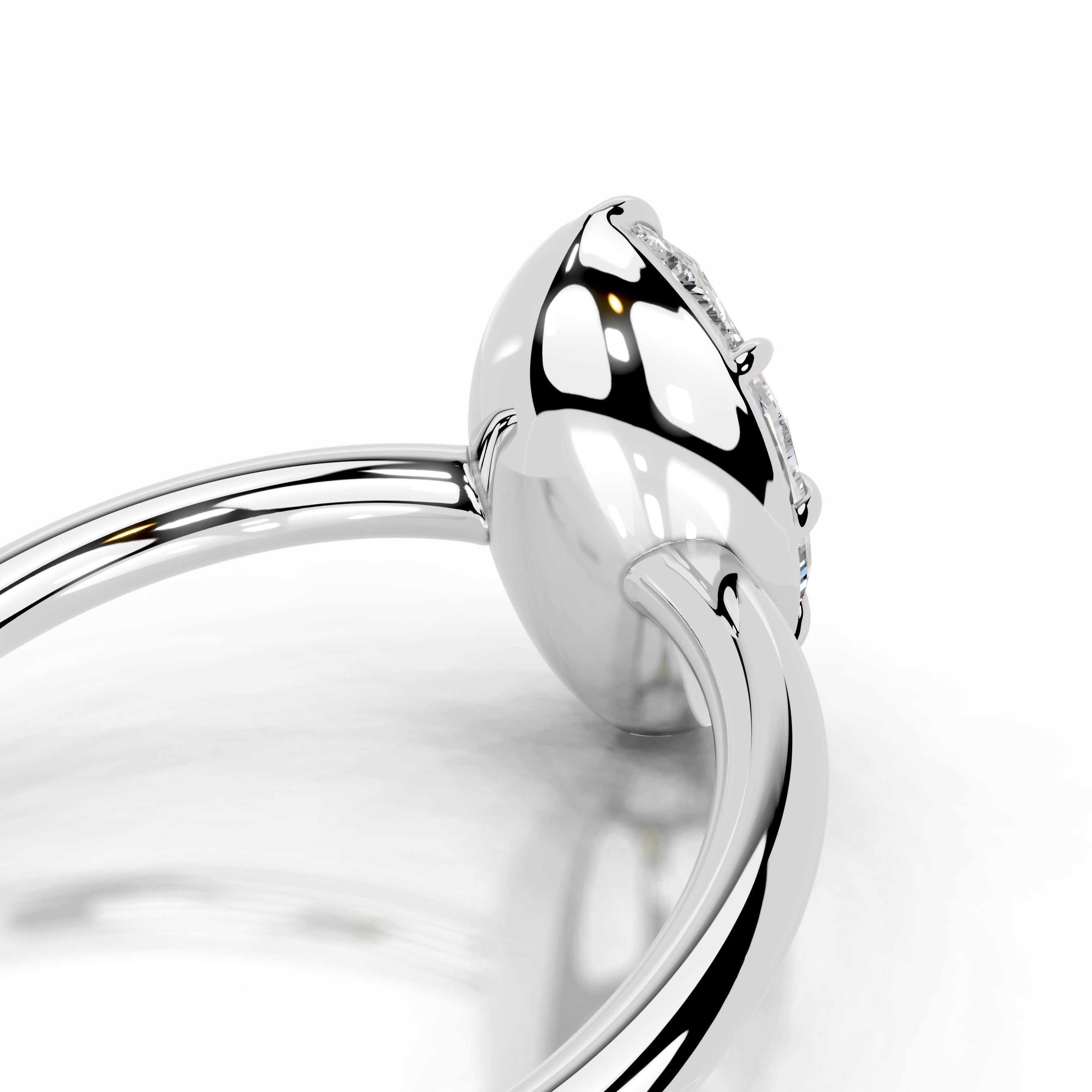 Narcisa Diamond Engagement Ring - 14K White Gold、mySite、hinf8tx79