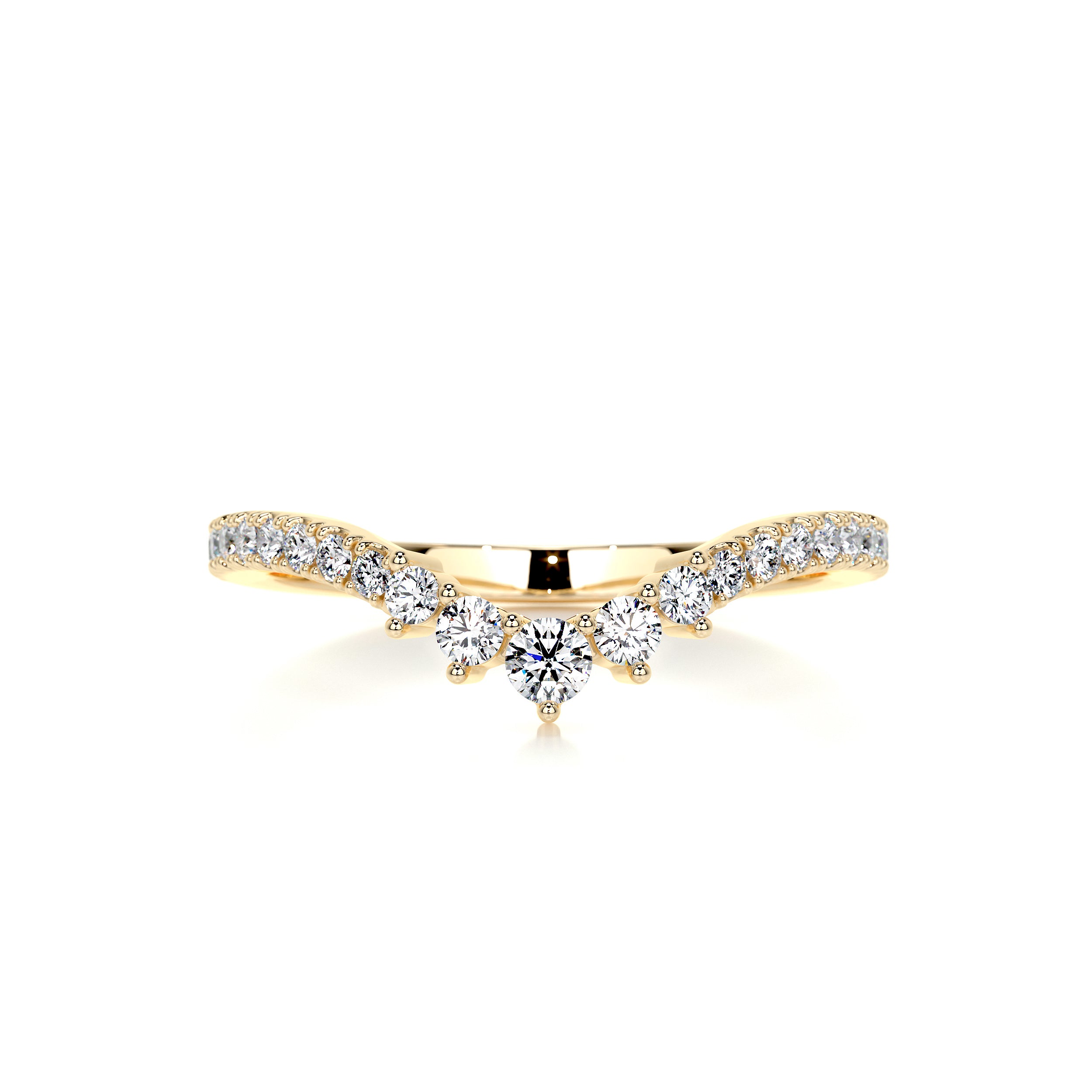 Mia Diamond Wedding Ring (0.35 Carat) -18K Yellow Gold、mySite、hinf8tx79
