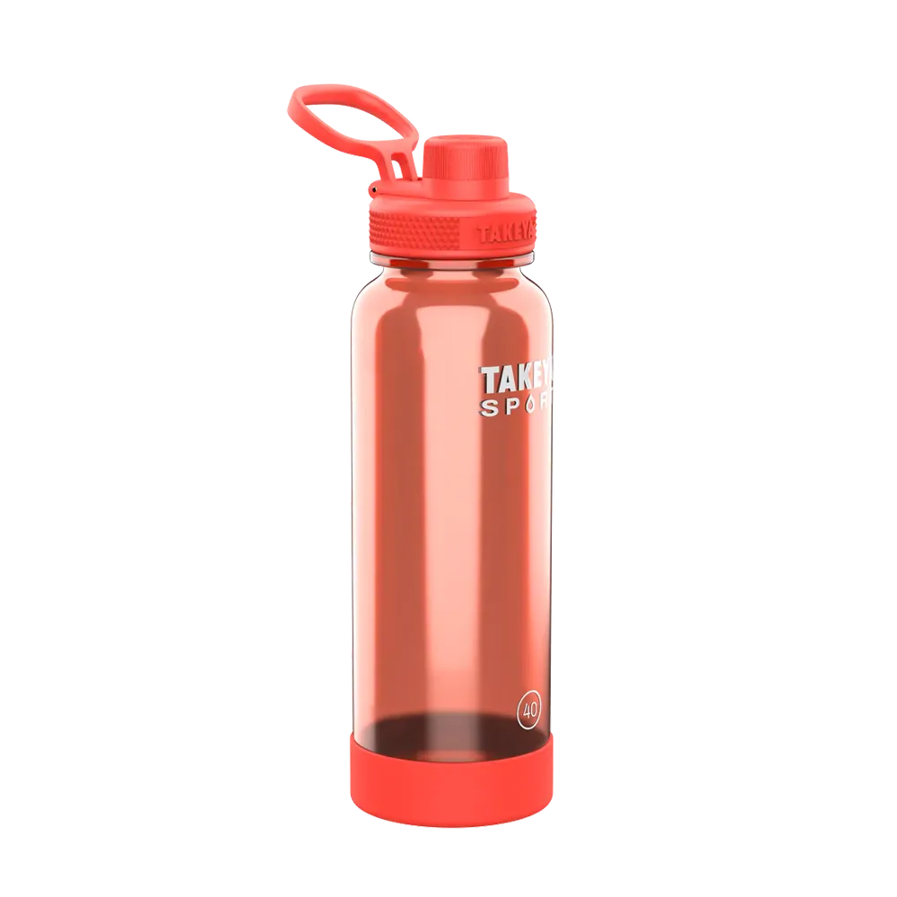 Takeya 40 oz Tritan Sport Water Bottle With Spout Lid、mySite、noshort