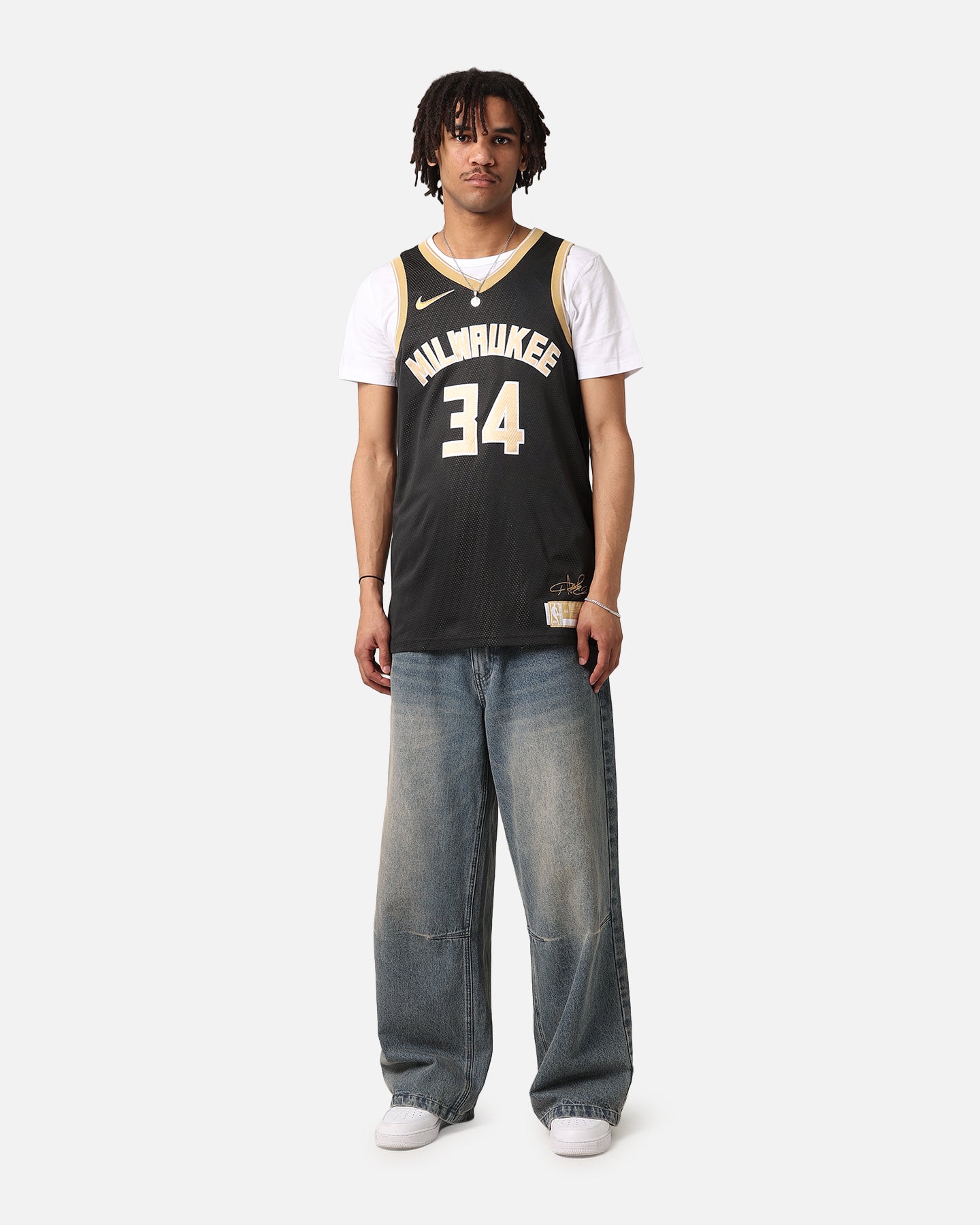 Nike Giannis Antetokounmpo Milwaukee Bucks Dri-FIT 2024 Select Series Jersey Black/Gold、mySite、zt4zffjzw