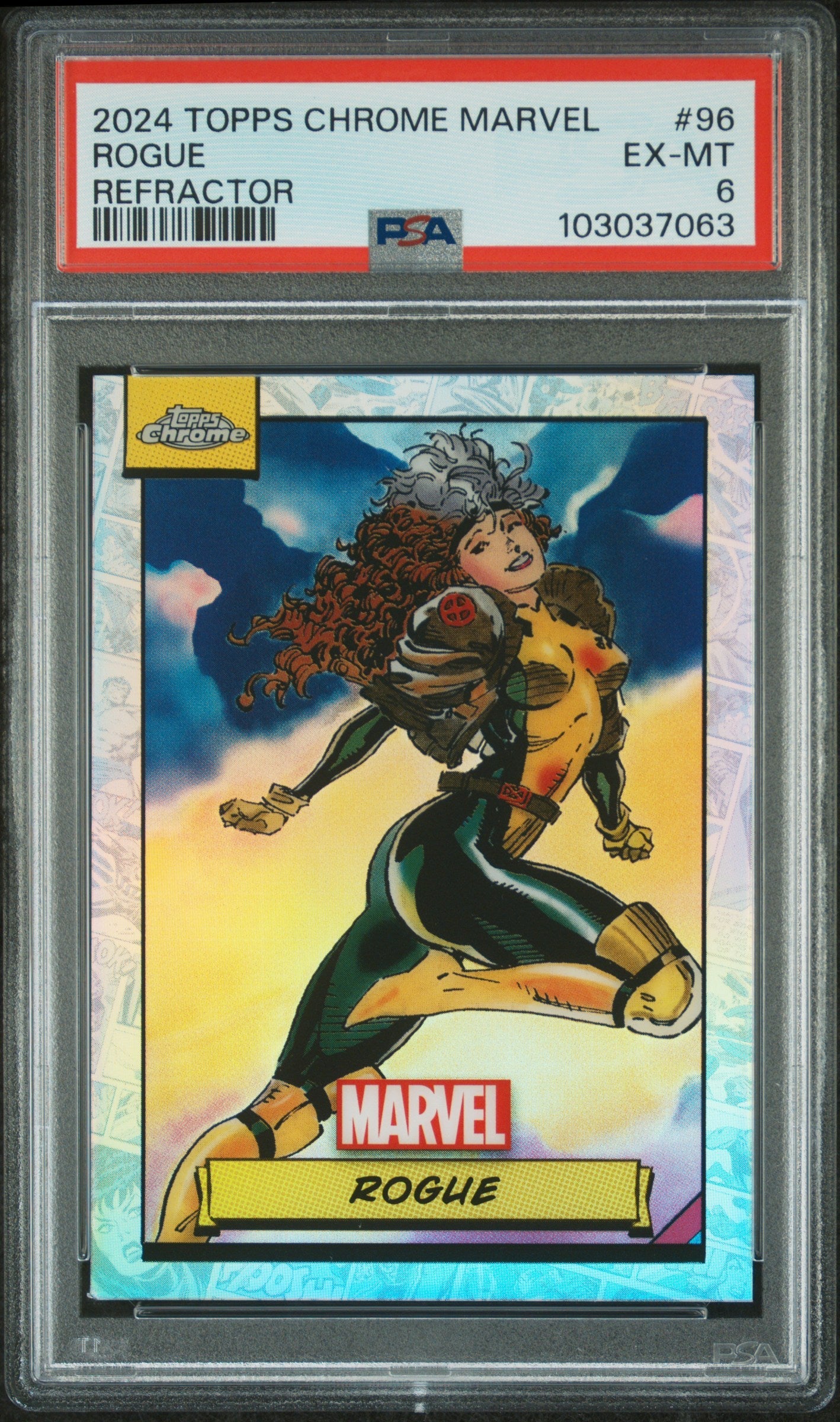 Rogue #96 Refractor PSA 6 Topps Chrome Marvel 2024、mySite、waistdrama