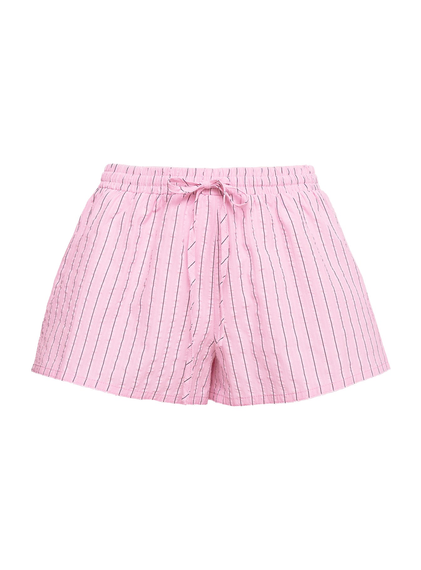 Abigayle Shorts Pink Stripe Petite、mySite、solidvoid
