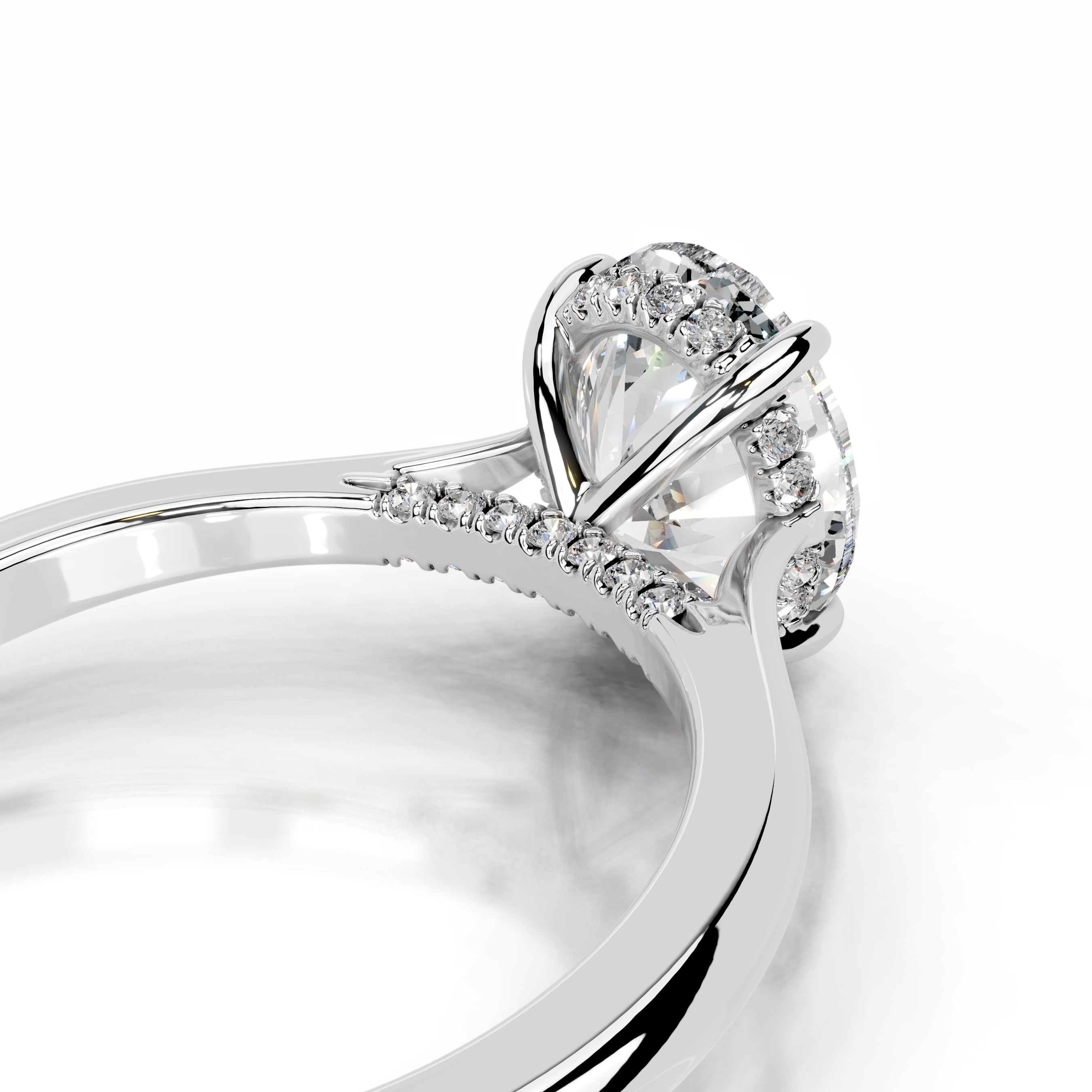 Bahia Diamond Engagement Ring - 14 White Gold、mySite、hinf8tx79