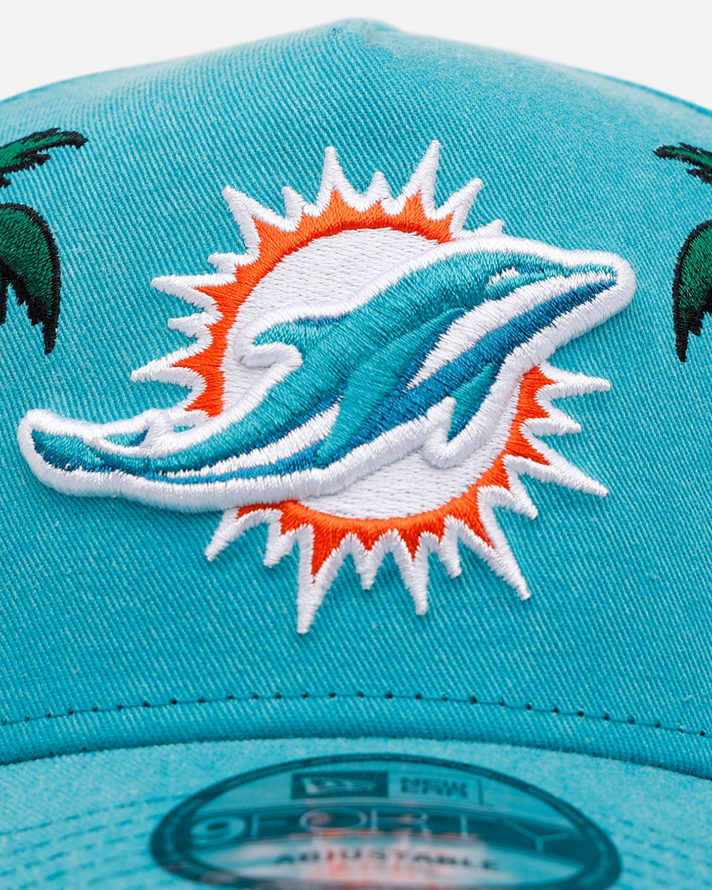 New Era Miami Dolphins 'Palm Trees' 9FORTY A-Frame Snapback Official Team Color、mySite、zt4zffjzw