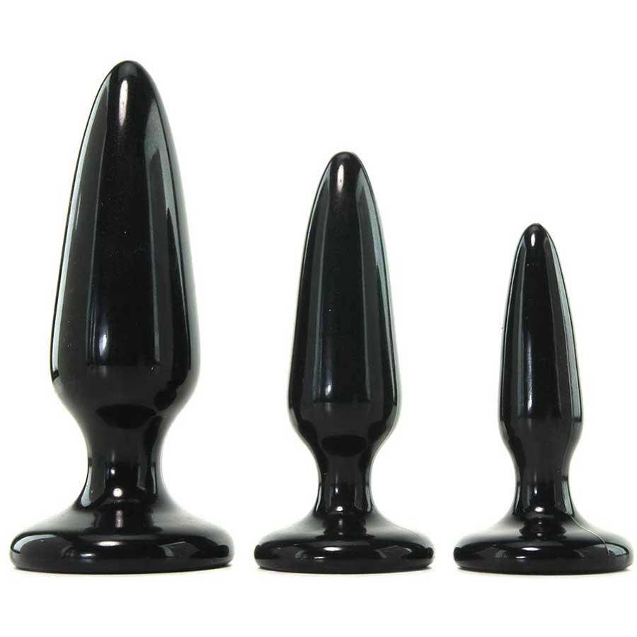 Renegade 3X Anal Trainer Pleasure Plug Kit Black by NS Novelties、mySite、bottomscart