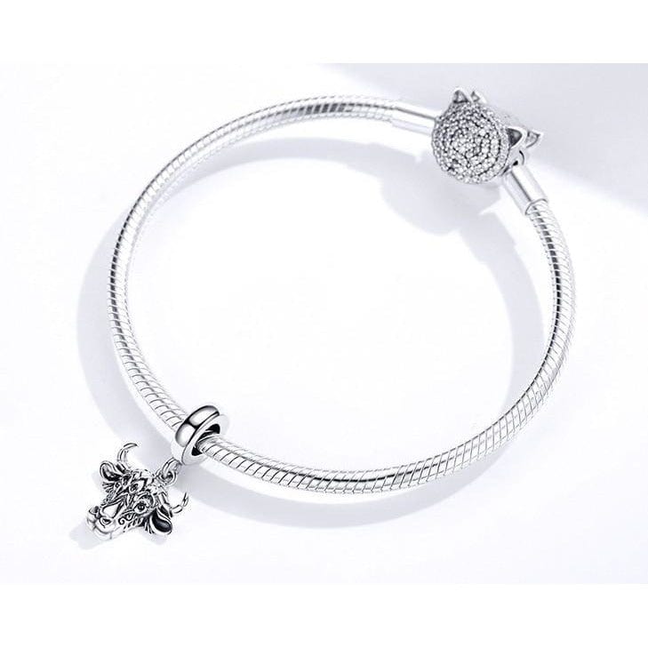 Cow & Llama & Horse Charms for Pandora Style Bracelets Sterling Silver Farm Animal Charms、mySite、g9winljtr