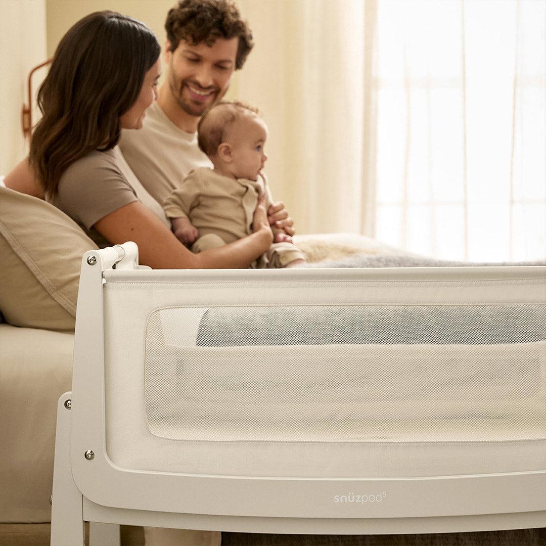  SnuzPod 5 Bedside Crib - Cashmere、mySite、merchandisen