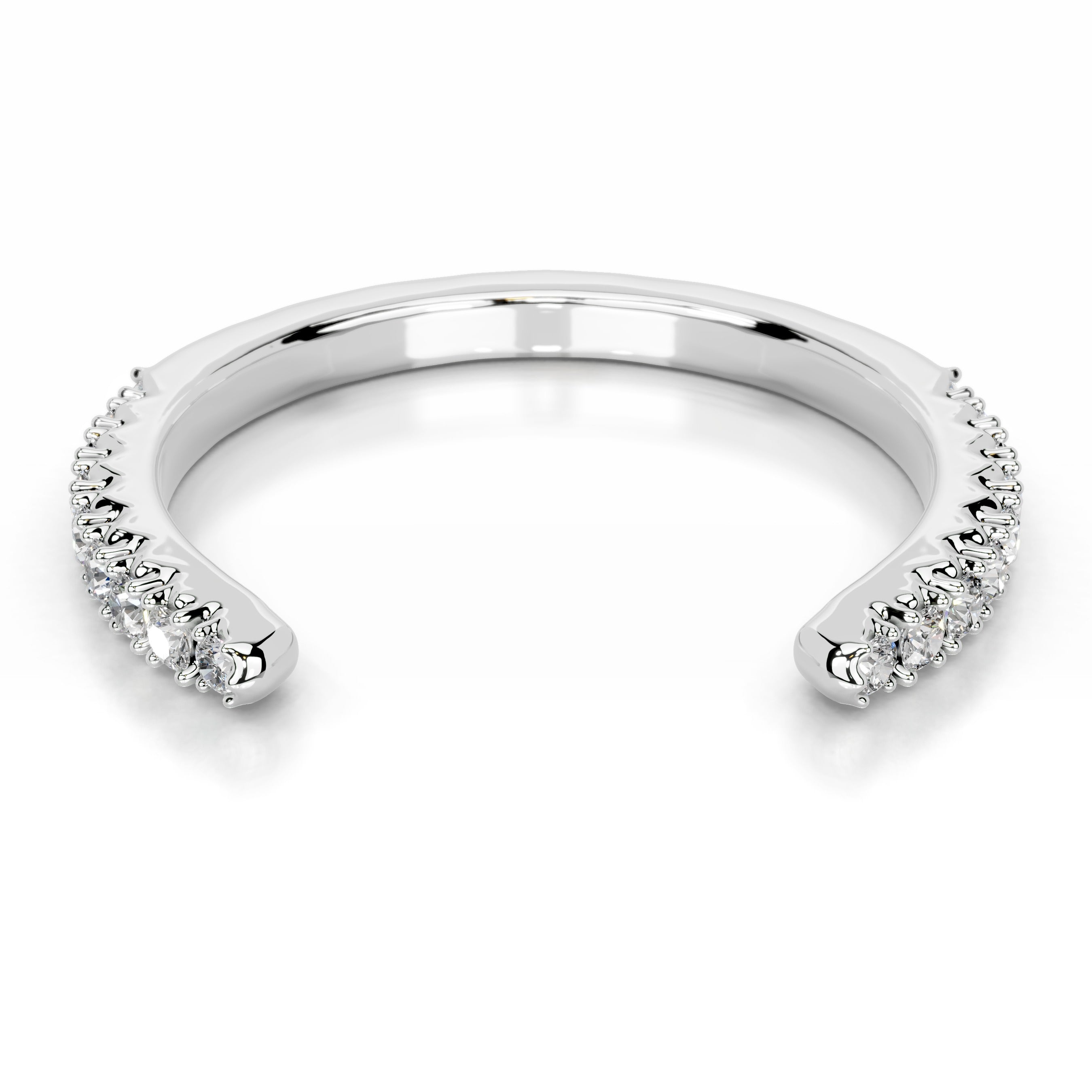 Himari Lab Grown Diamond Wedding band - 18K White Gold、mySite、hinf8tx79