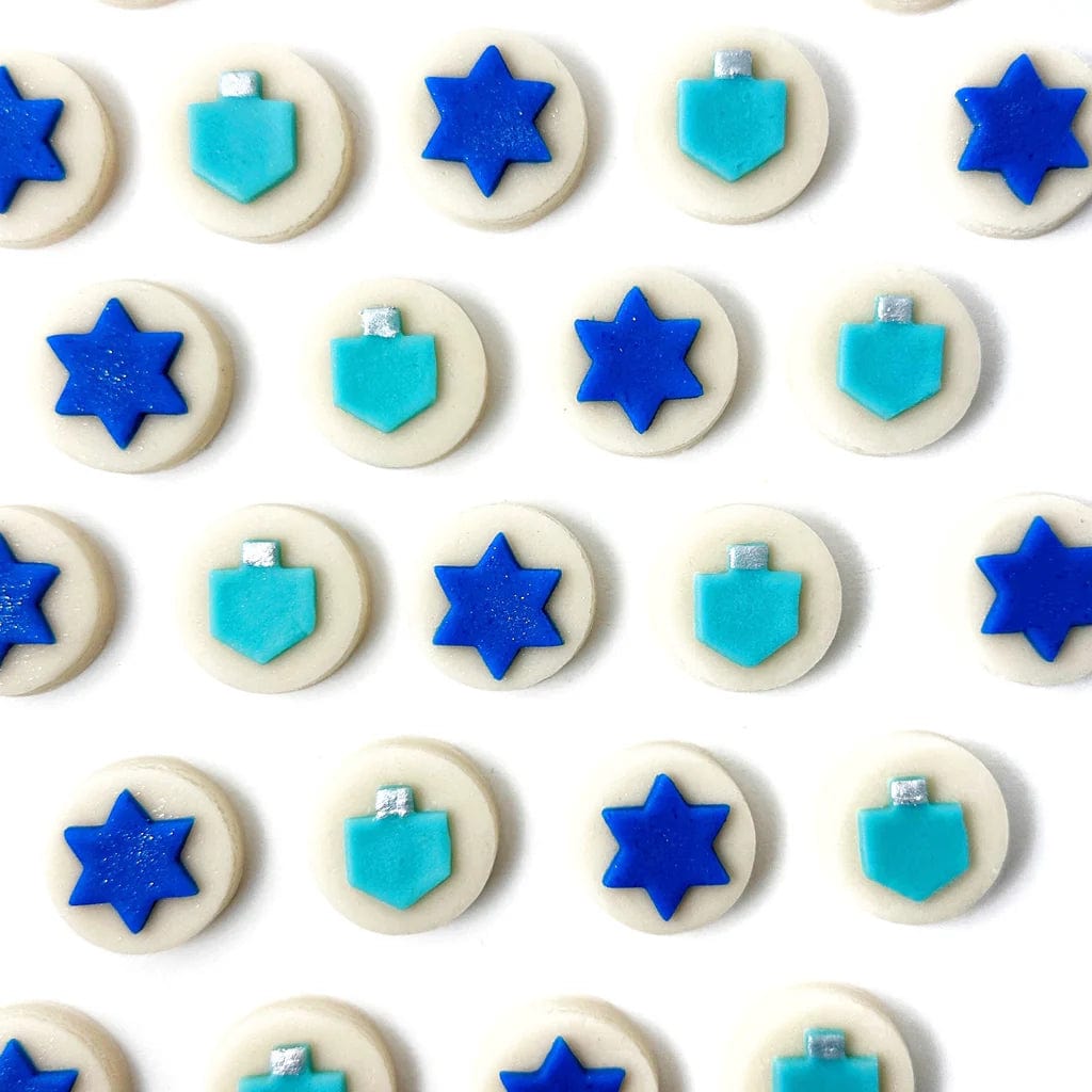 Hanukkah Dreidel and Star Marzipan Candy Bites、mySite、topwebapps