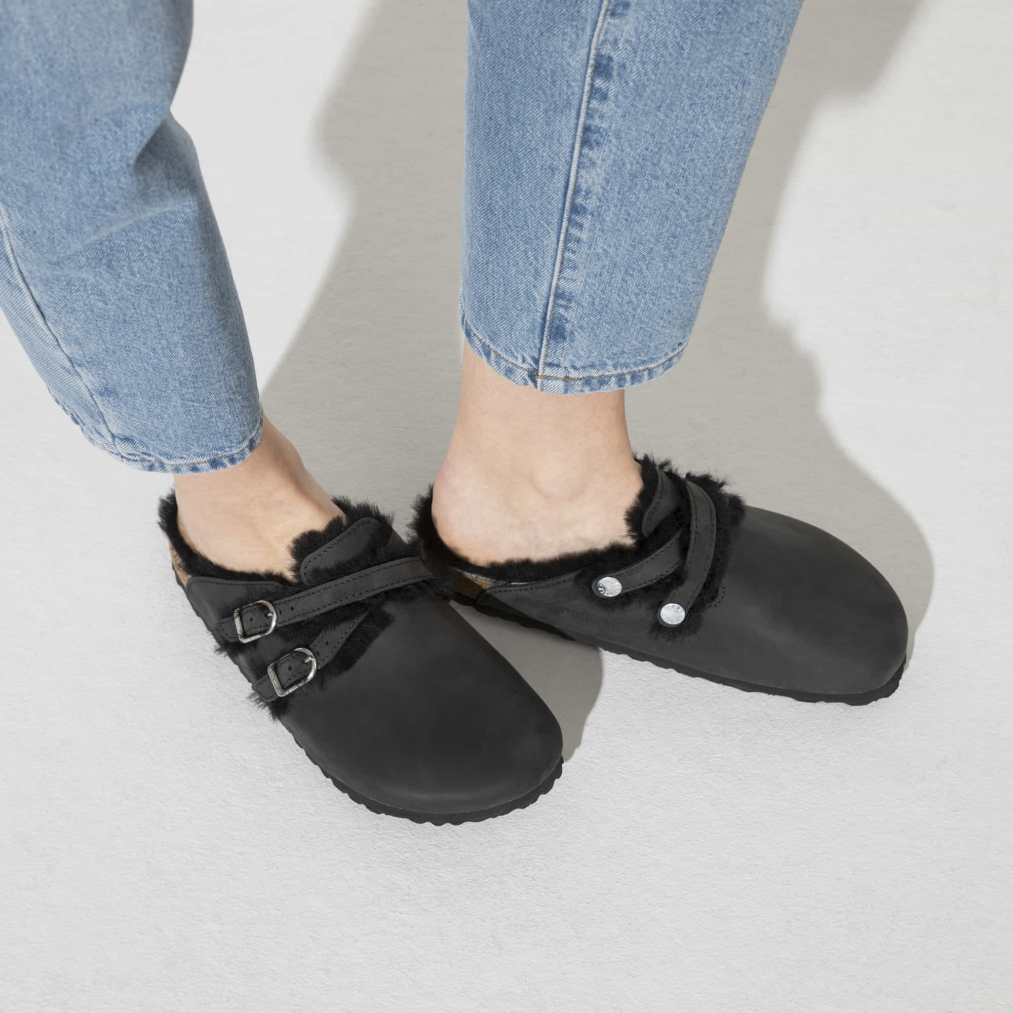 Blair Shearling Oiled Leather、mySite、gtrtttuynbv