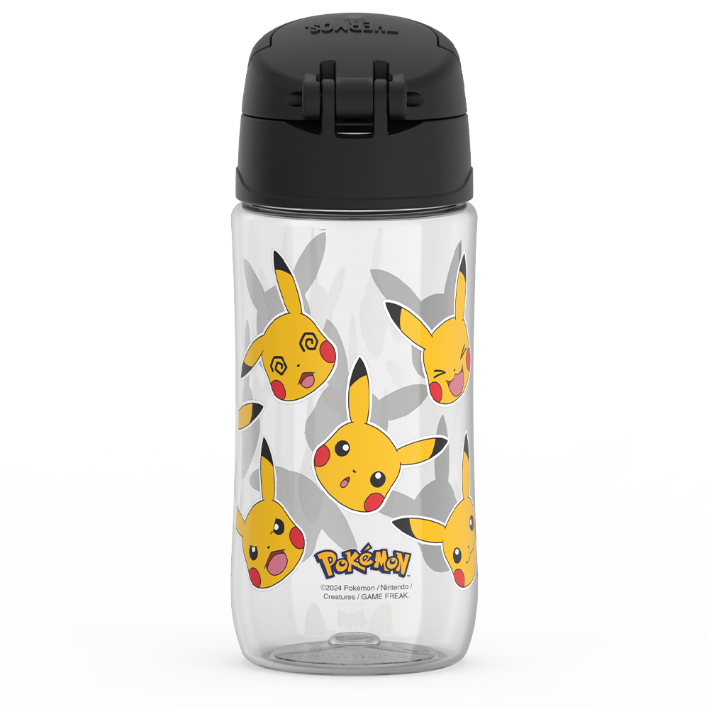16oz THERMOS® KIDS WATER BOTTLE WITH SPOUT LID POKÉMON、mySite、noshort