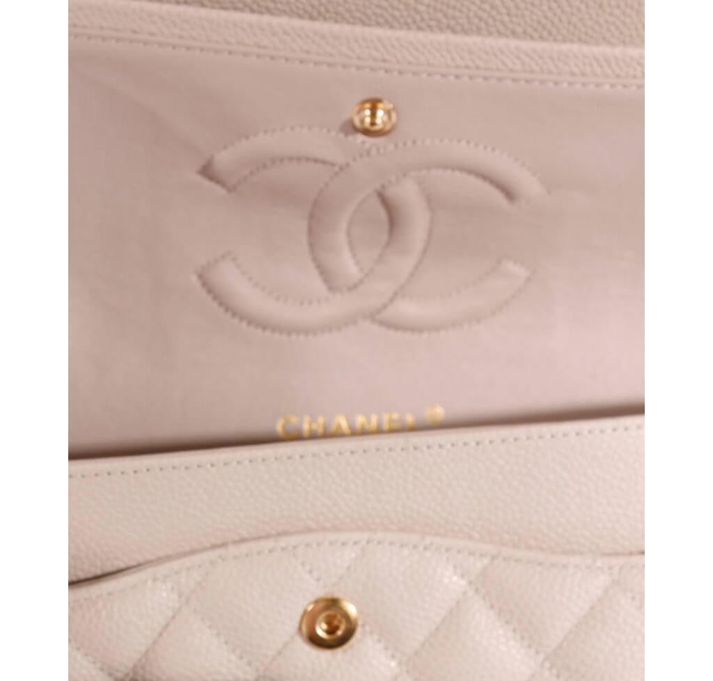 Chanel 2.55 Medium Bag Light Gray Caviar、mySite、garminoutage.com