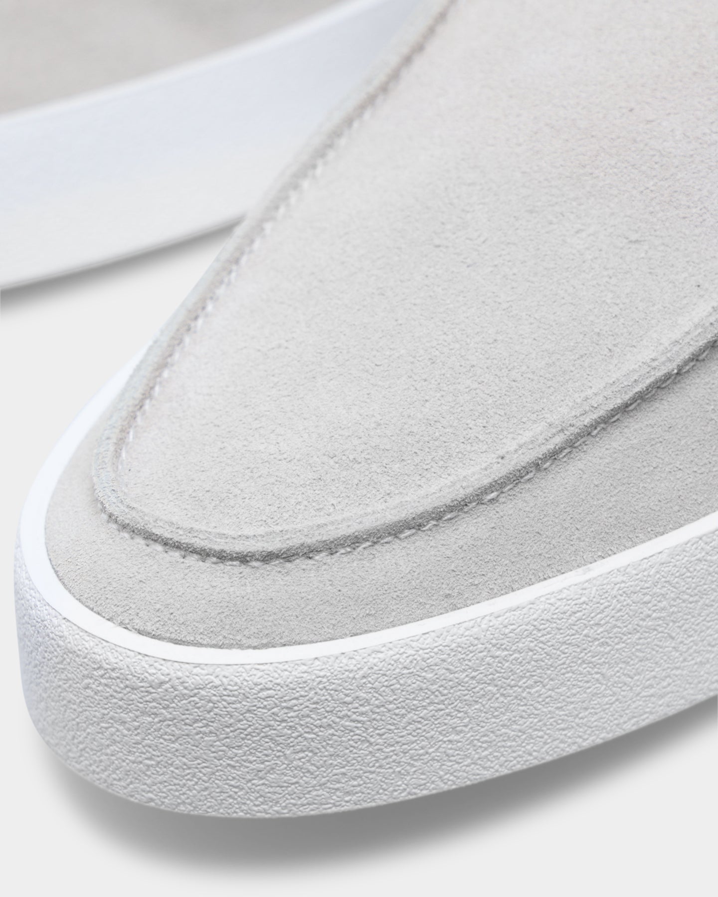 Saint Morta Hemisphere Suede Slip On Loafer Light Grey/White、mySite、zt4zffjzw