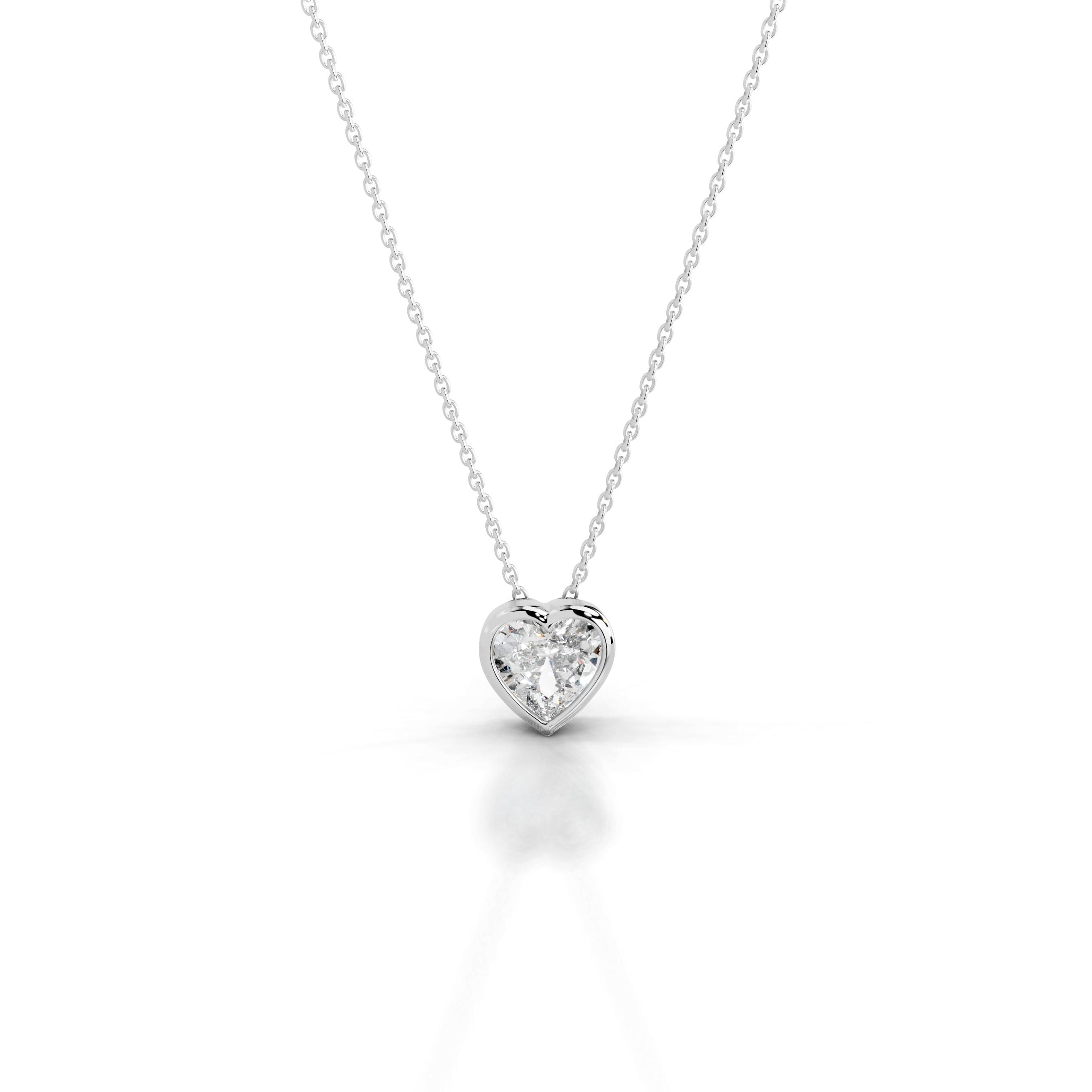 Gianna Lab Grown Diamond Pendant - 14K White Gold、mySite、hinf8tx79