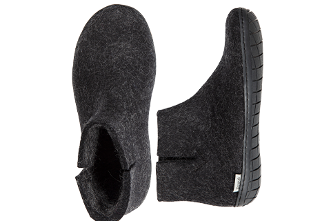  glerups Boot Charcoal Black Rubber、mySite、preschool7hills