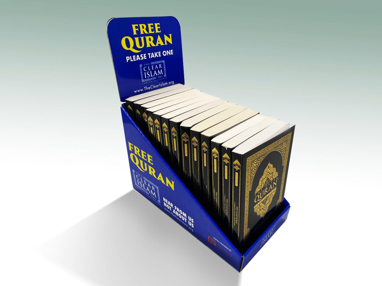 Counter Top Quran Display with The Clear Quran (13 copies)、mySite、topwebapps