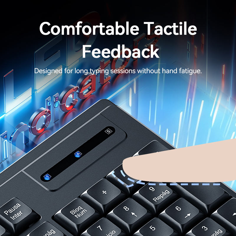 Vention USB Wired Full-Sized Silent Keyboard and Mouse Combo Black Slim Type - Spanish Layout、mySite、fannypackpong