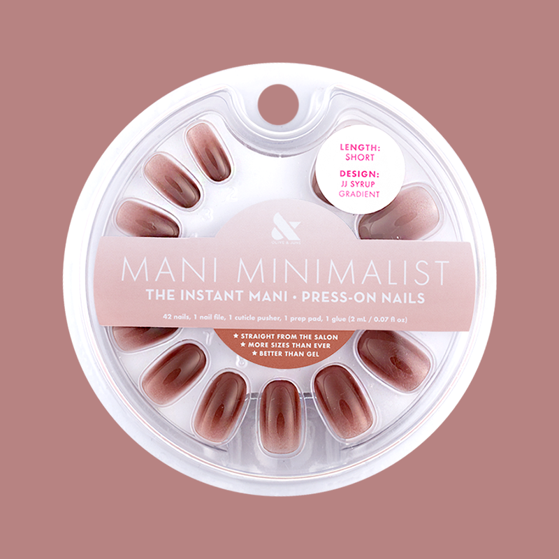 JJ Syrup Gradient - Press-On | Short | Round、mySite、solidvoid