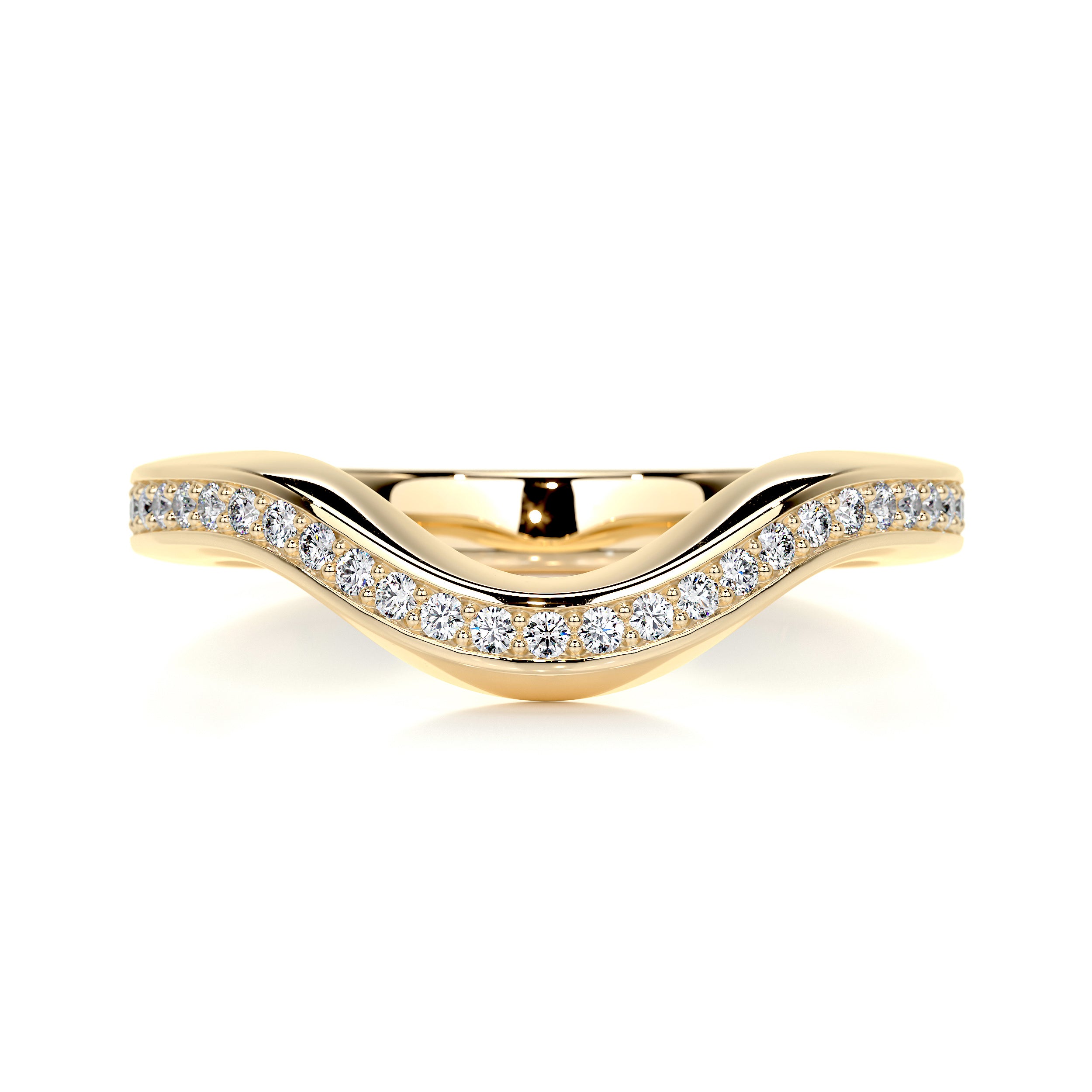 Lucy Diamond Wedding Ring (0.30 Carat) -18K Yellow Gold、mySite、hinf8tx79
