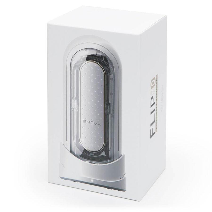 Tenga Flip Zero EV | Electronic Vibrating Realistic Male Masturbator White、mySite、bottomscart