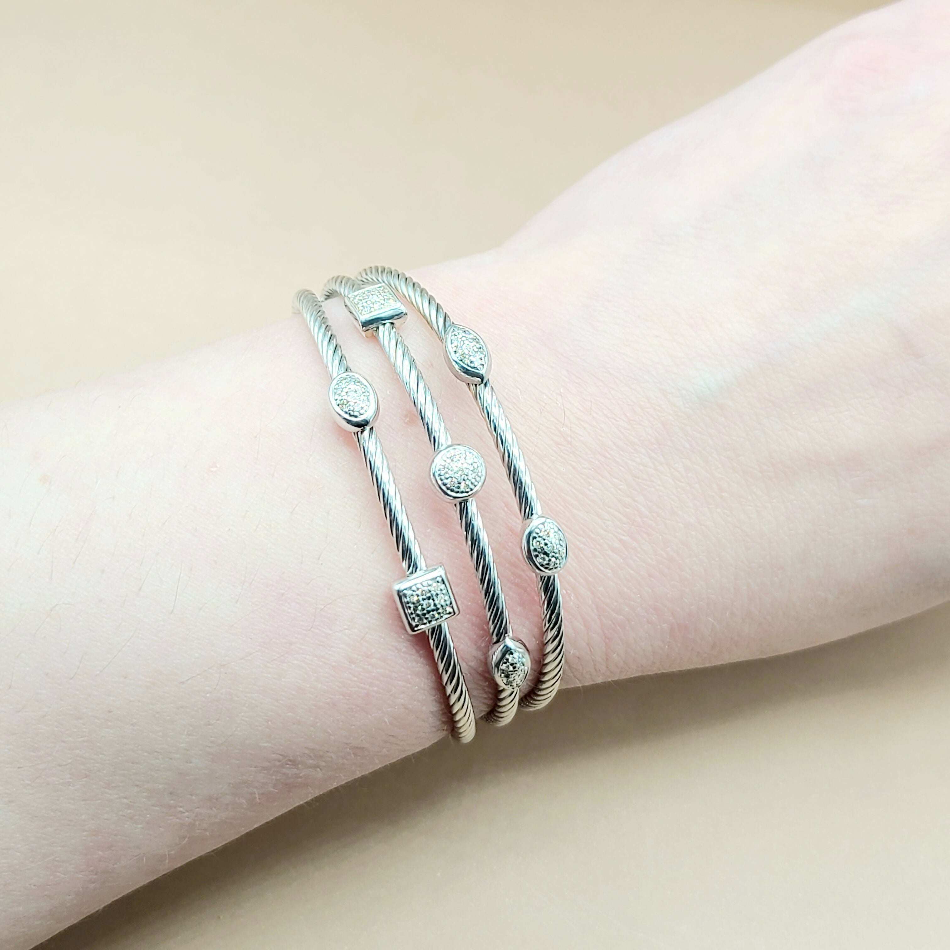 David Yurman Confetti Diamond Bracelet Three Row、mySite、hinf8tx79