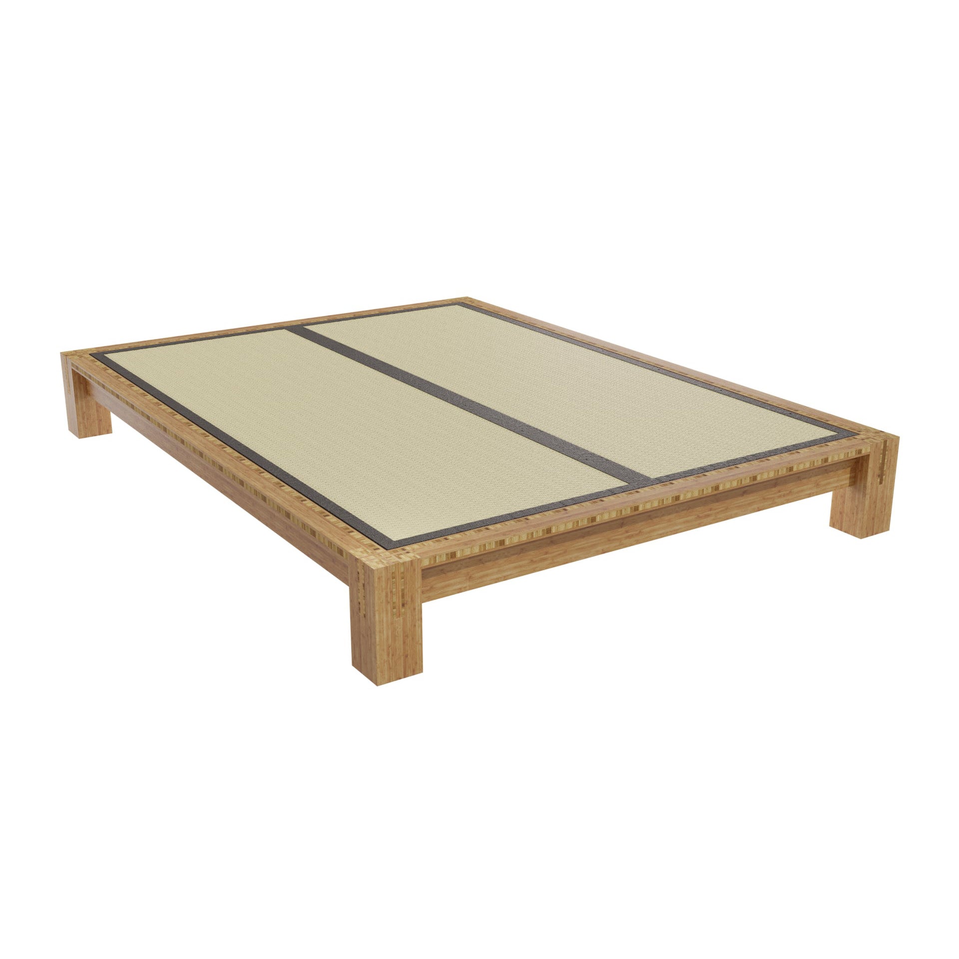 Kimara Tatami Platform Bed with Mats、mySite、neckold