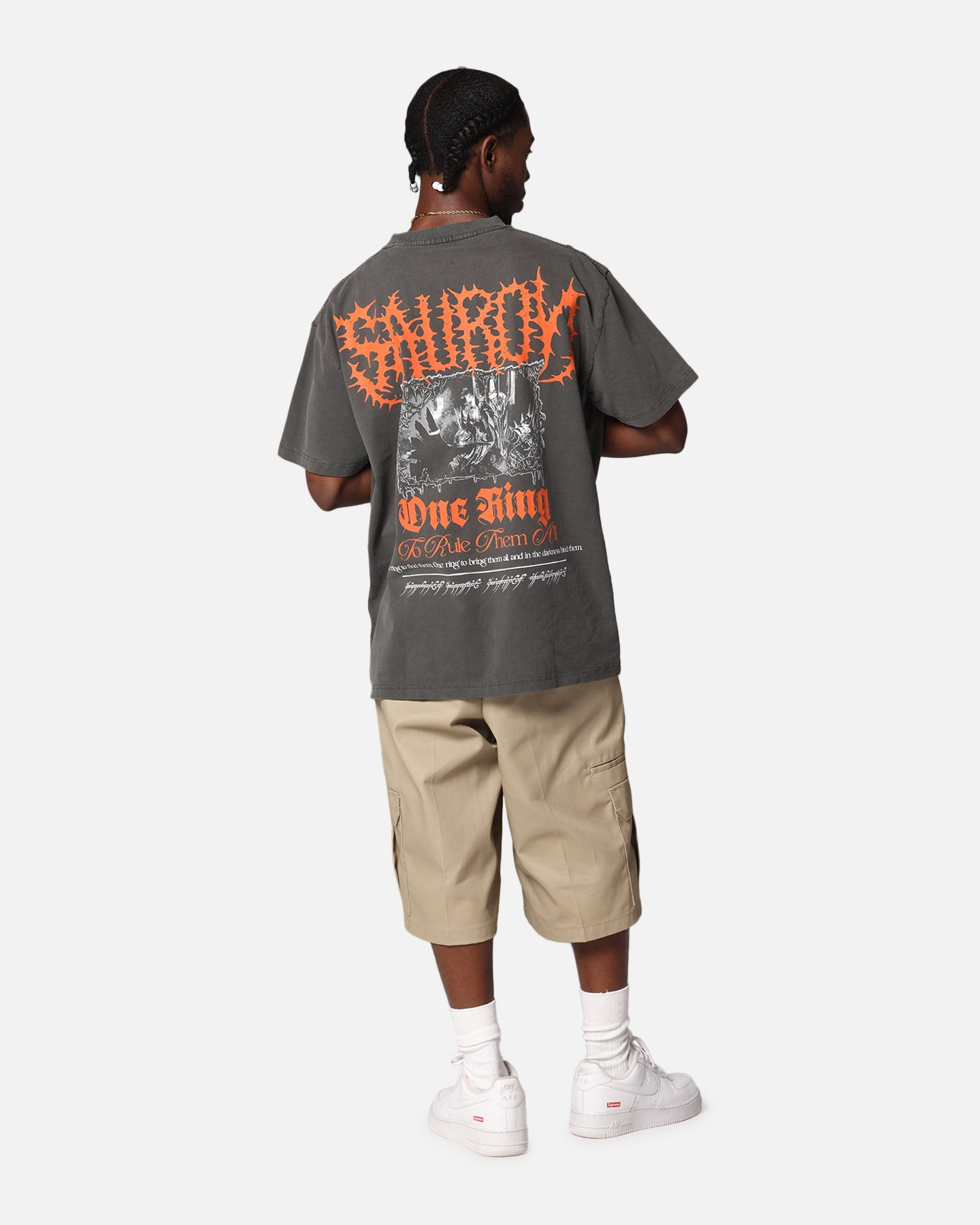 American Thrift X The Lord Of The Rings Sauron Heavy T-Shirt Black Wash、mySite、zt4zffjzw