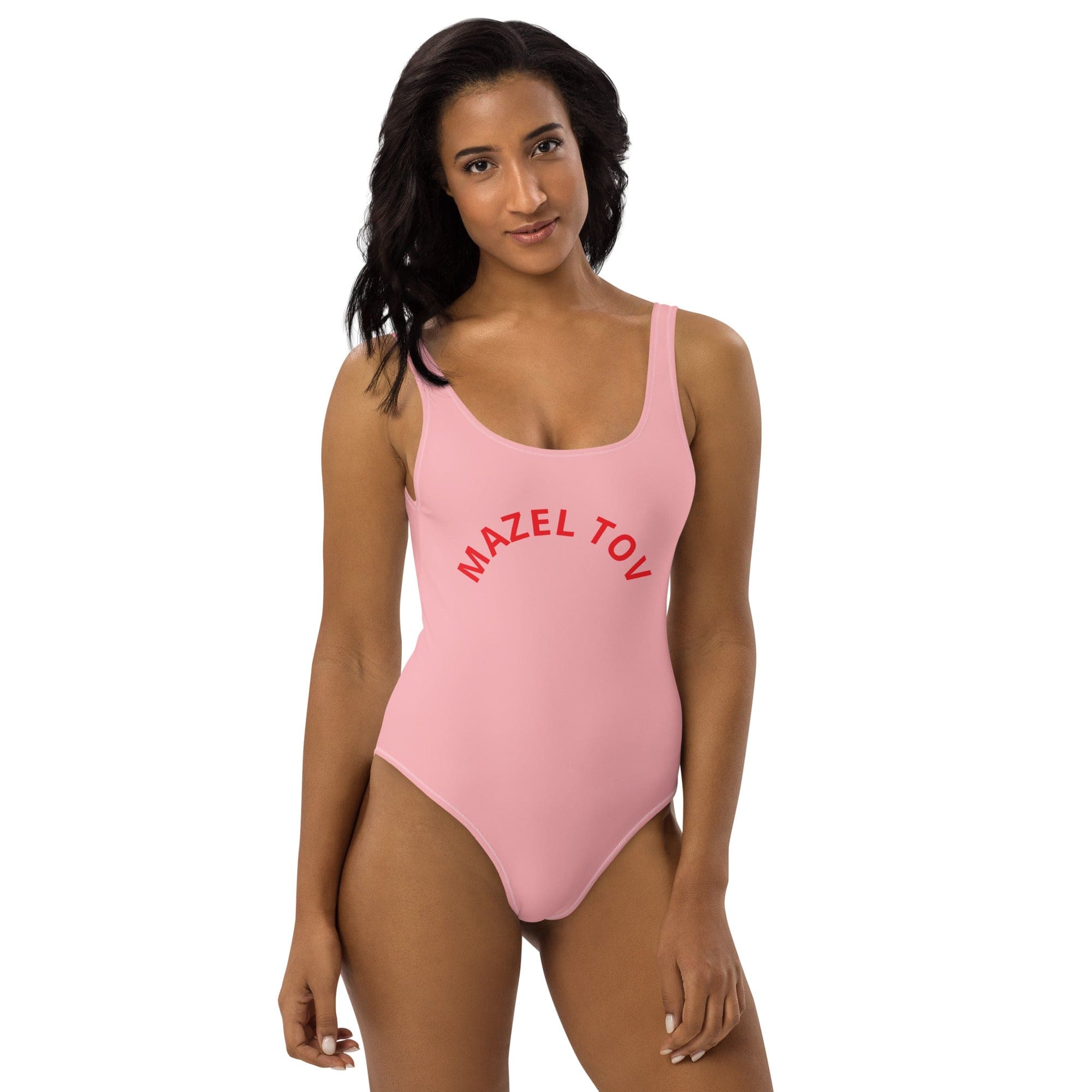 Mazel Tov One-Piece Swimsuit (Sizes XS - 3XL)、mySite、topwebapps