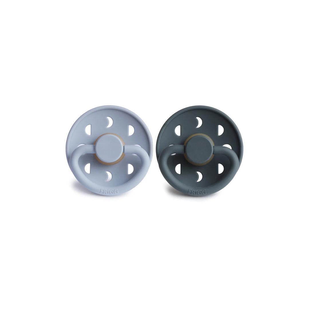  FRIGG Moon Phase Latex Pacifier - 2 Pack - Pack Powder Blue - Slate、mySite、merchandisen