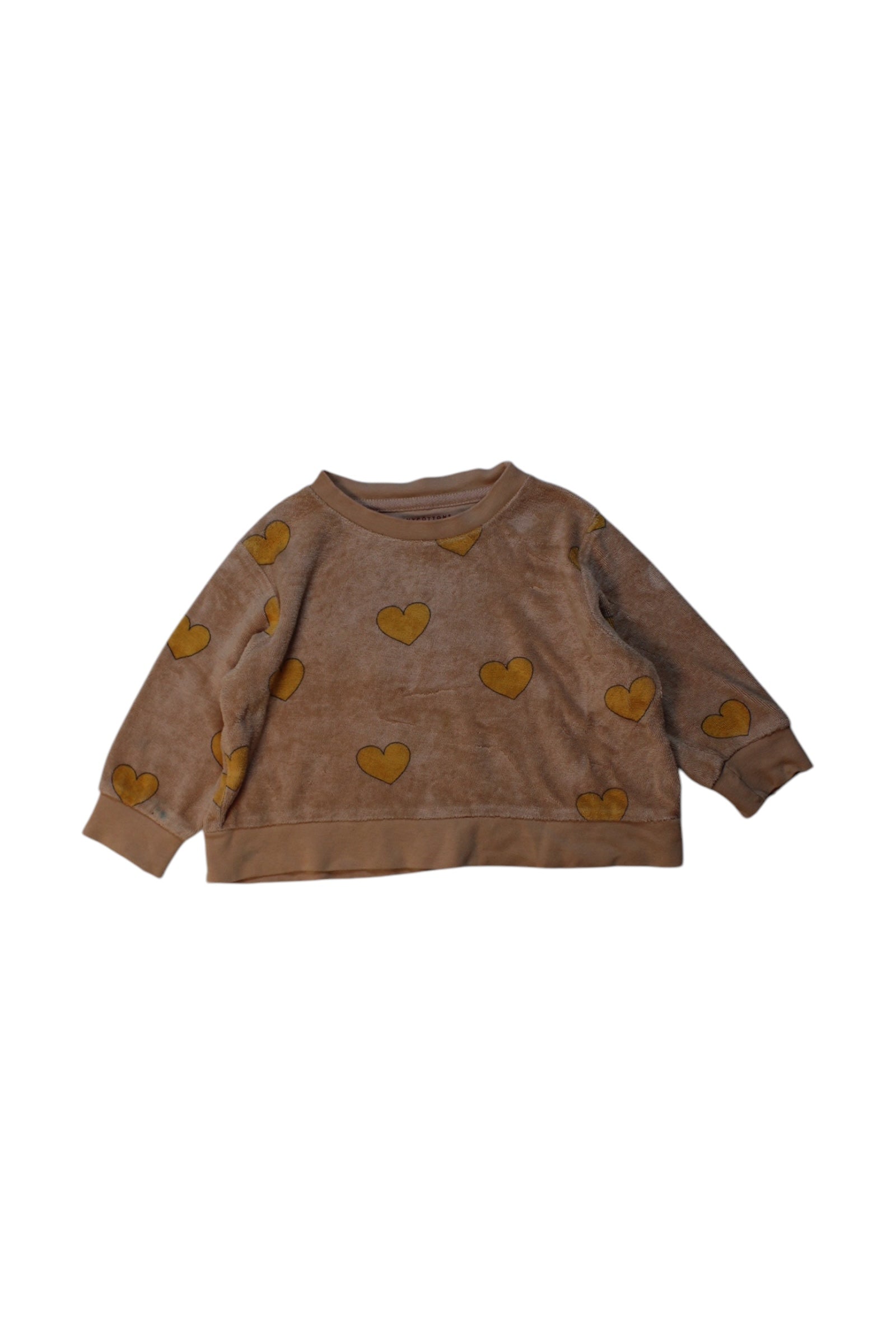 Tinycottons Heart Print Sweatshirt 12-18M、mySite、g9winljtr