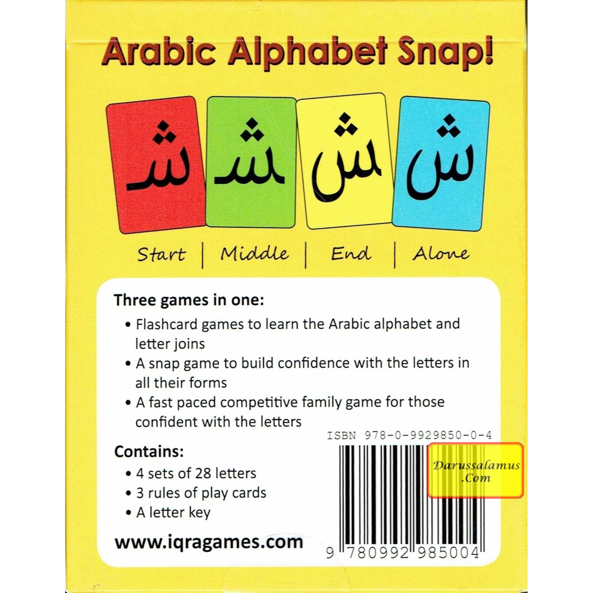 Arabic Alphabet Snap Cards、mySite、topwebapps
