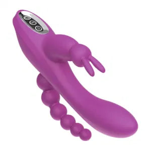 Orgasmic Purple Rabbit Vibrator | Clit Stimulator | Anal Beads | USB、mySite、bottomscart