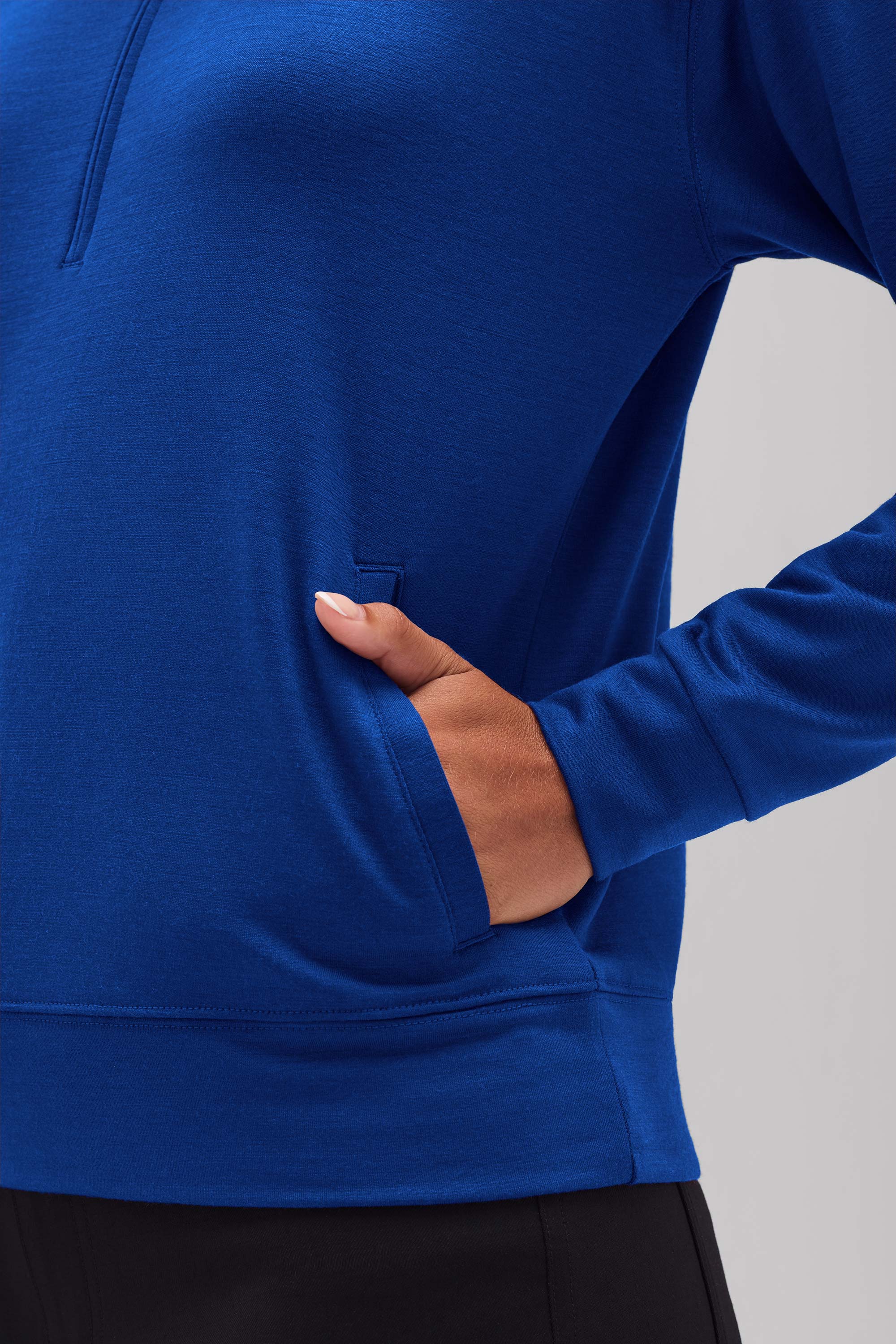 Women's Merino Transit Quarter Zip、mySite、noshort