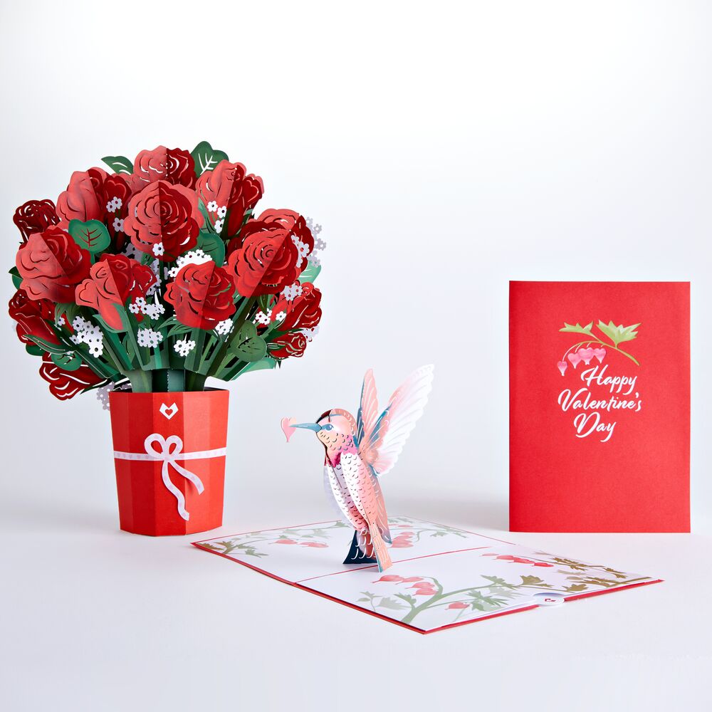 Red Rose Valentine’s Day Hummingbird Bundle、mySite、solidvoid