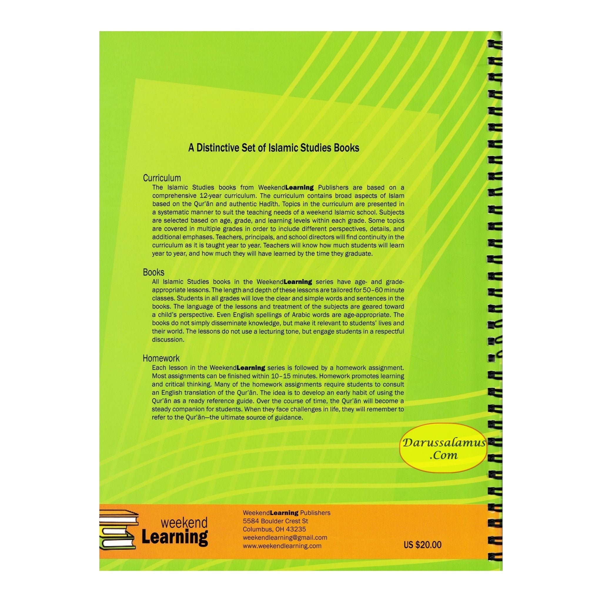 Islamic Studies Level 8 Teacher’s Manual (Teacher’s Edition) (Weekend Learning Series) By Husain A.Nauri and Mansur Ahmad、mySite、topwebapps