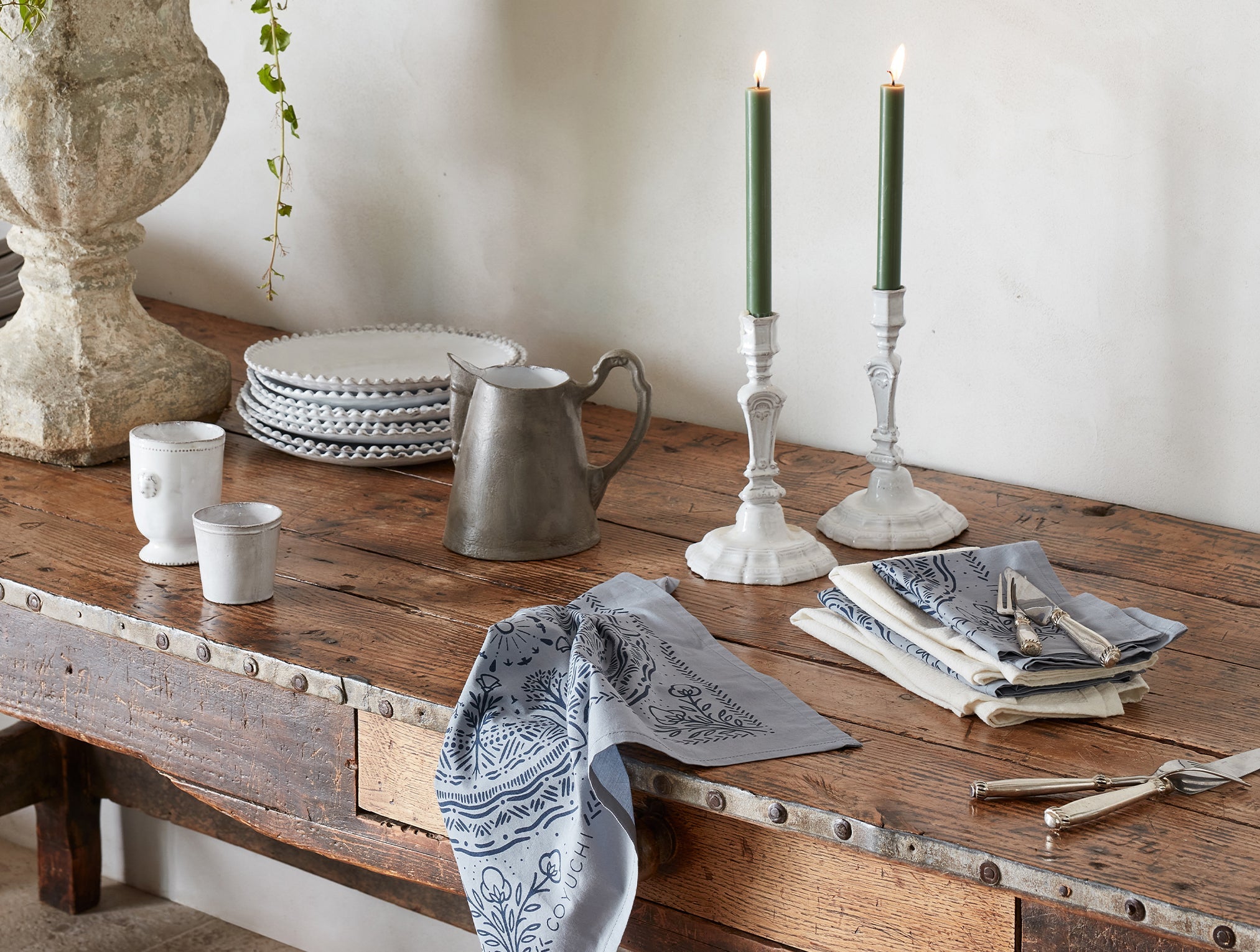  White Buffalo Land Trust Bandana Napkins, Set of 4 - Renewed、mySite、sugarbowlscore