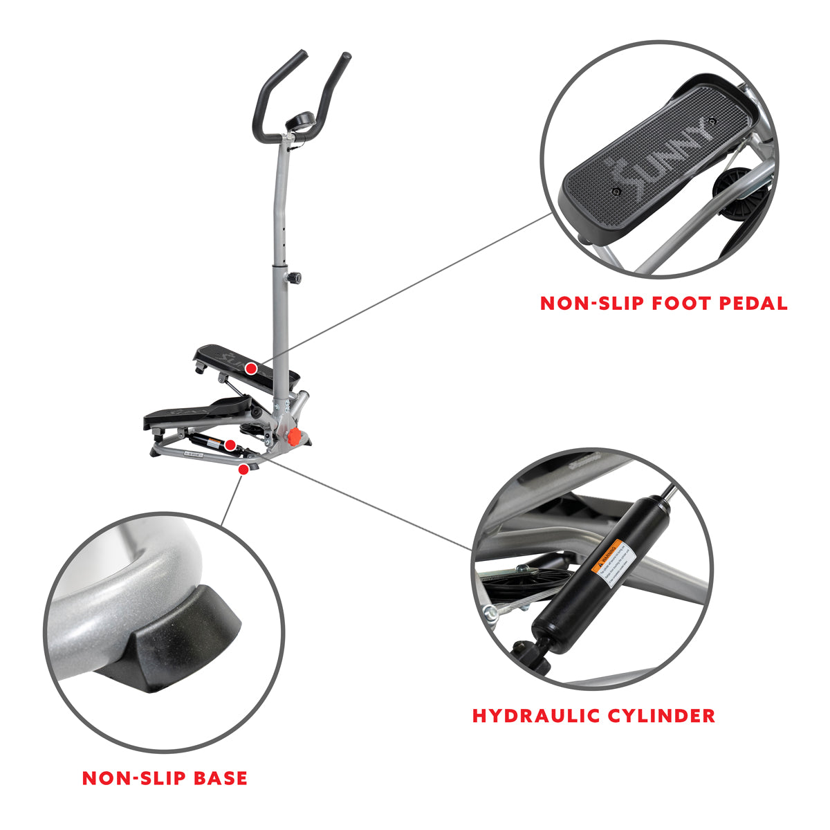  Fitness Stepper Machine - Stairs Step Exercise、mySite、ghnorth