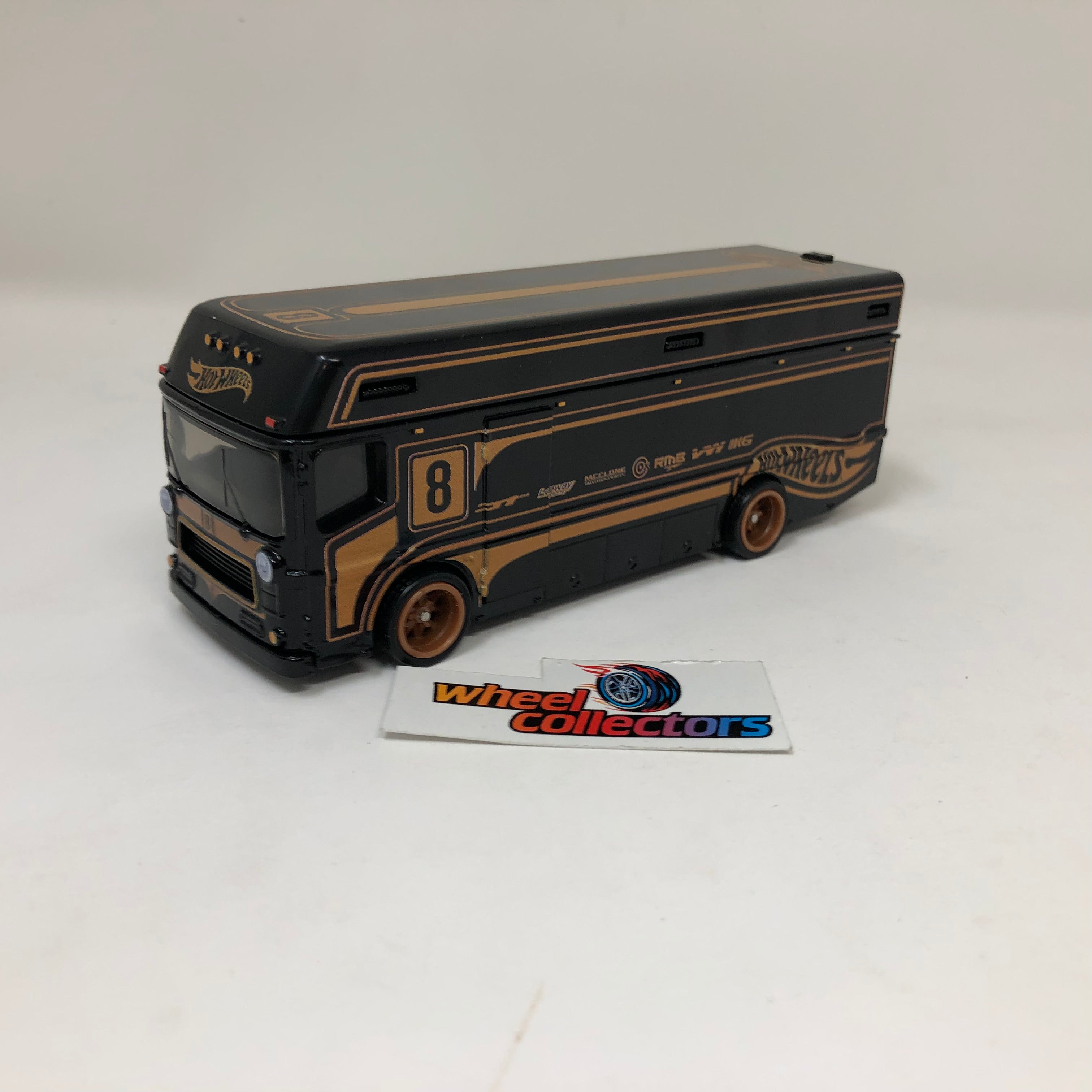 Euro Car Hauler * Black/Gold * Hot Wheels Loose 1:64 Scale Diecast Model、mySite、hgirdovlk