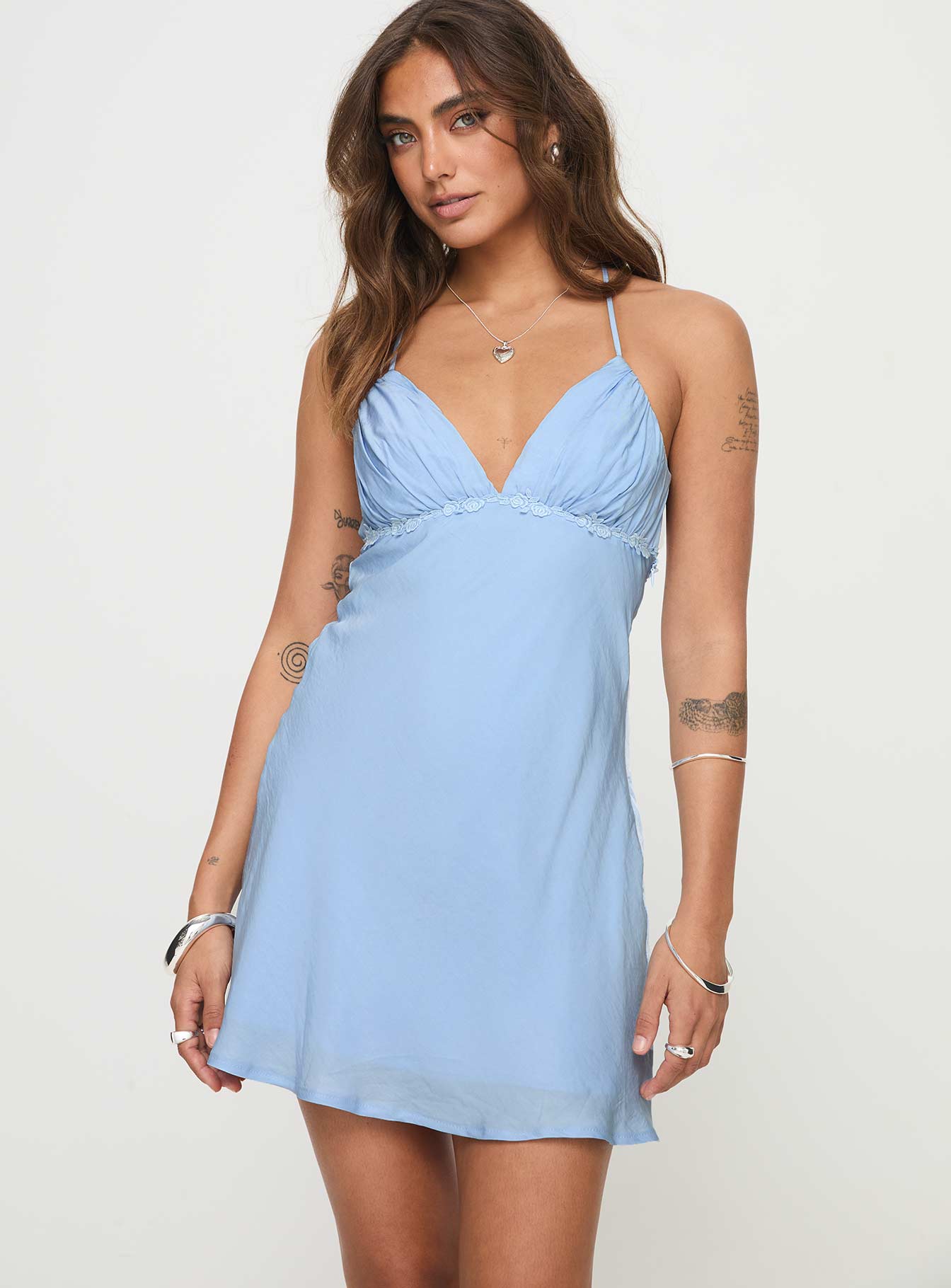 Sagi Mini Dress Blue、mySite、solidvoid