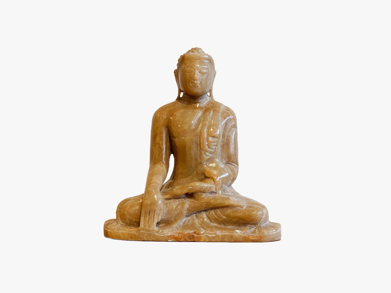 Sitting Buddha - Golden Marble、mySite、topwebapps