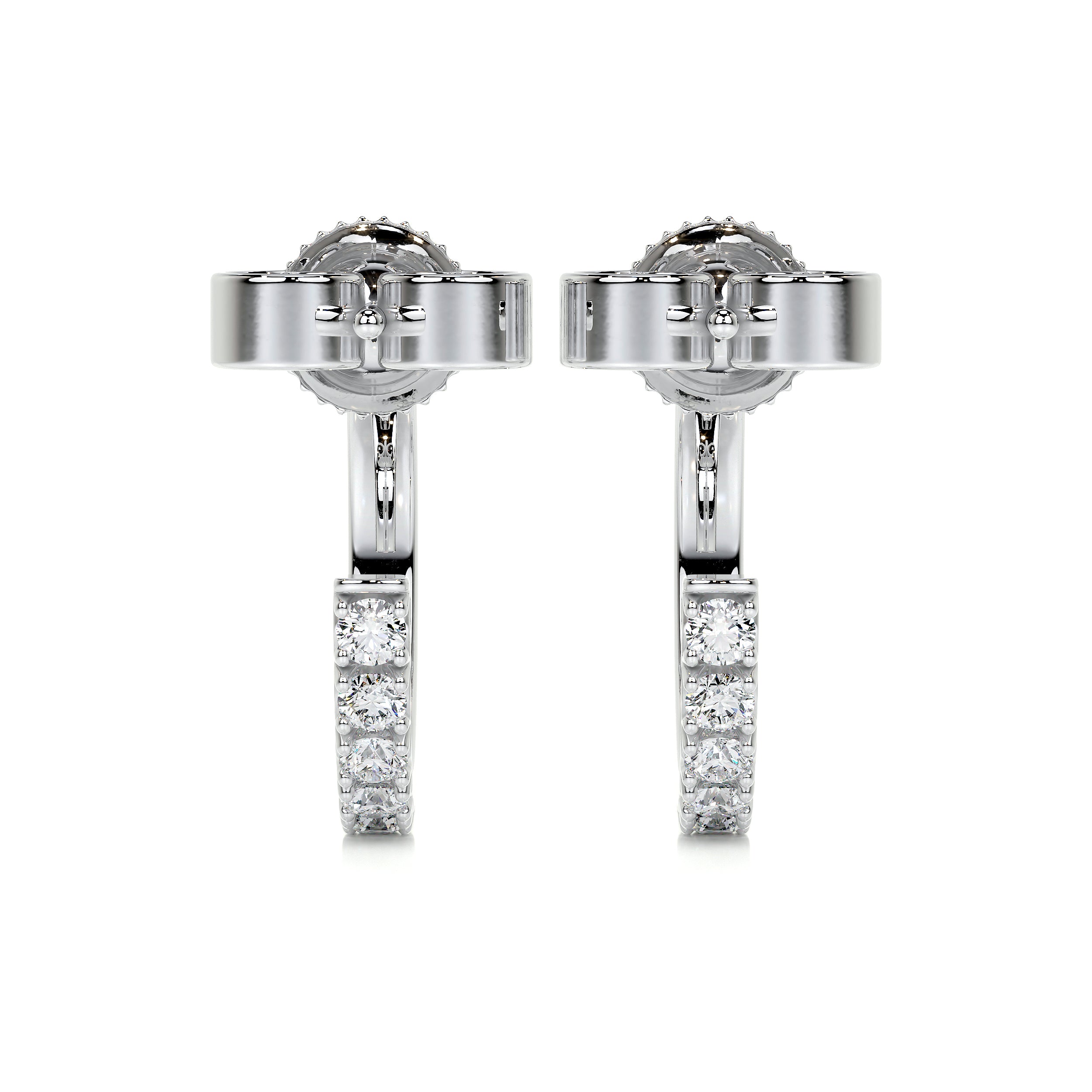 Nicole Diamond Earrings (2.5 Carat) -14K White Gold、mySite、hinf8tx79