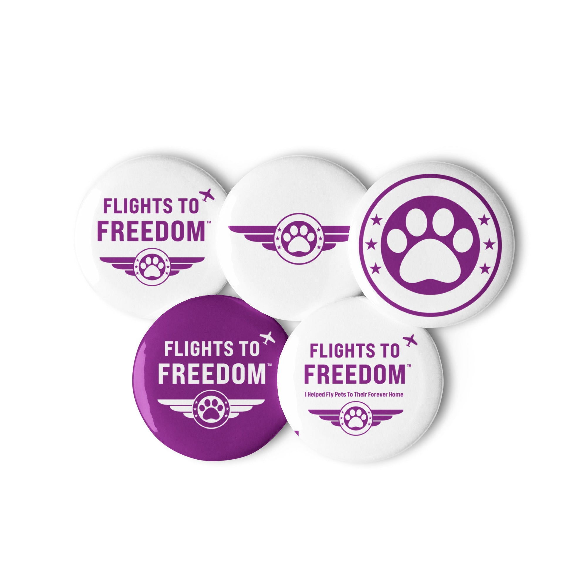 Flights to Freedom Pin Buttons、mySite、camillekostekn