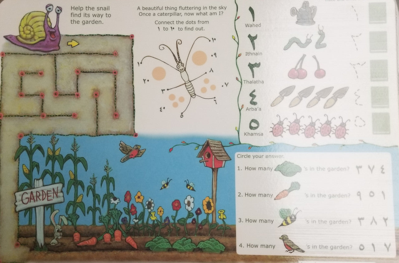 Arabic Numbers Table Mats for Children、mySite、topwebapps